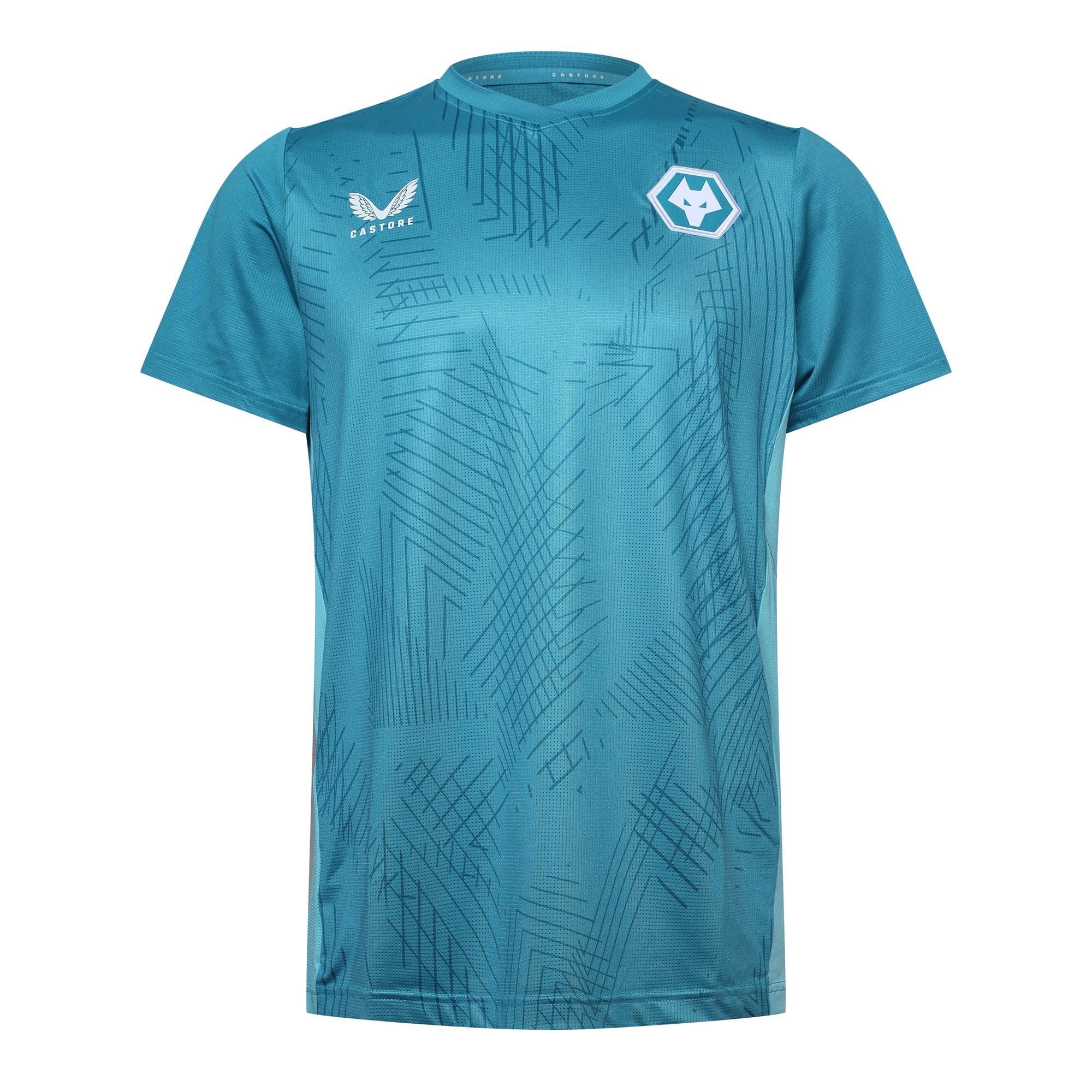 Castore Men's Domestic Football Shirt - Pagodabl/Sajt - L