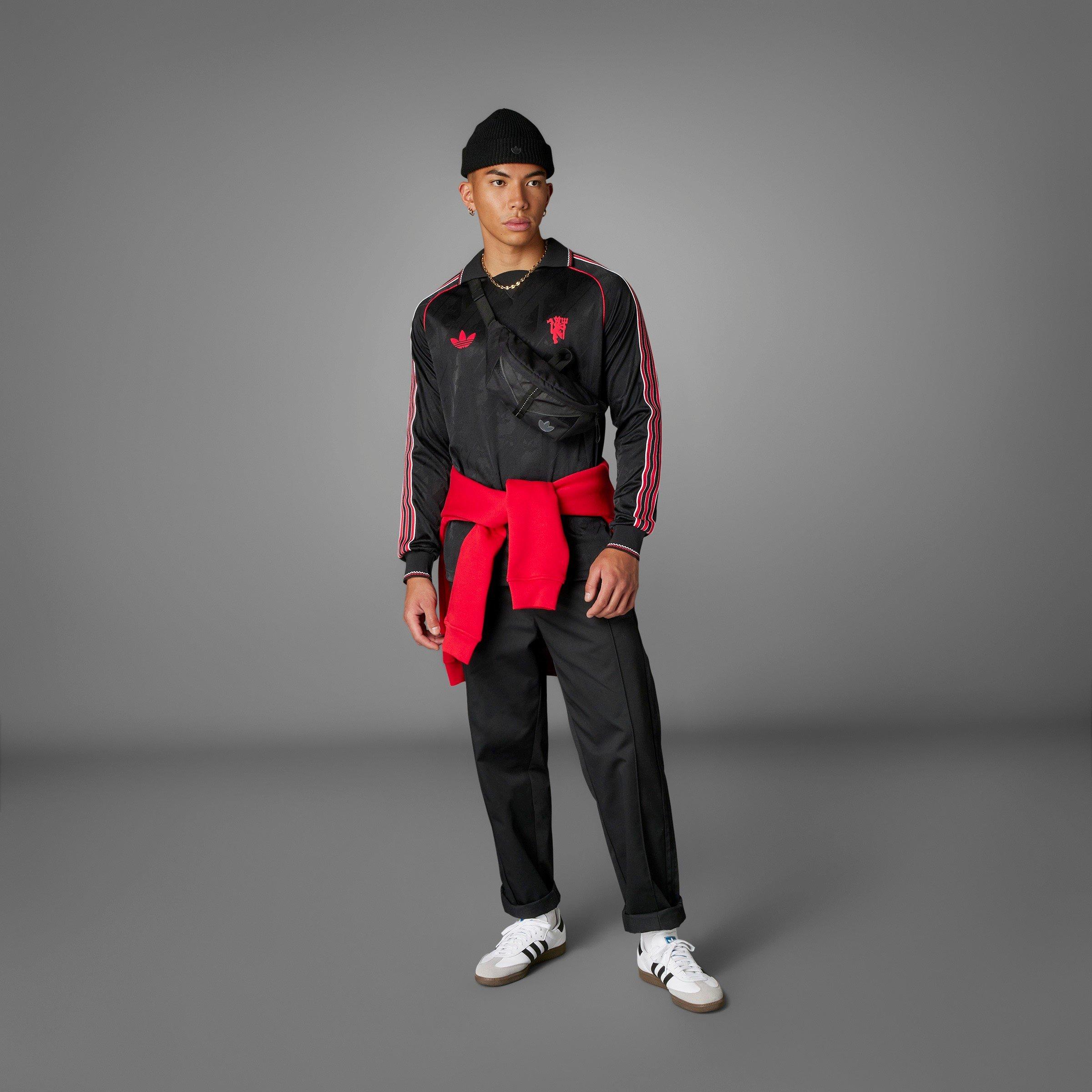 Preto - adidas - Mufc Ls Jsy Football Shirt Mens - 12