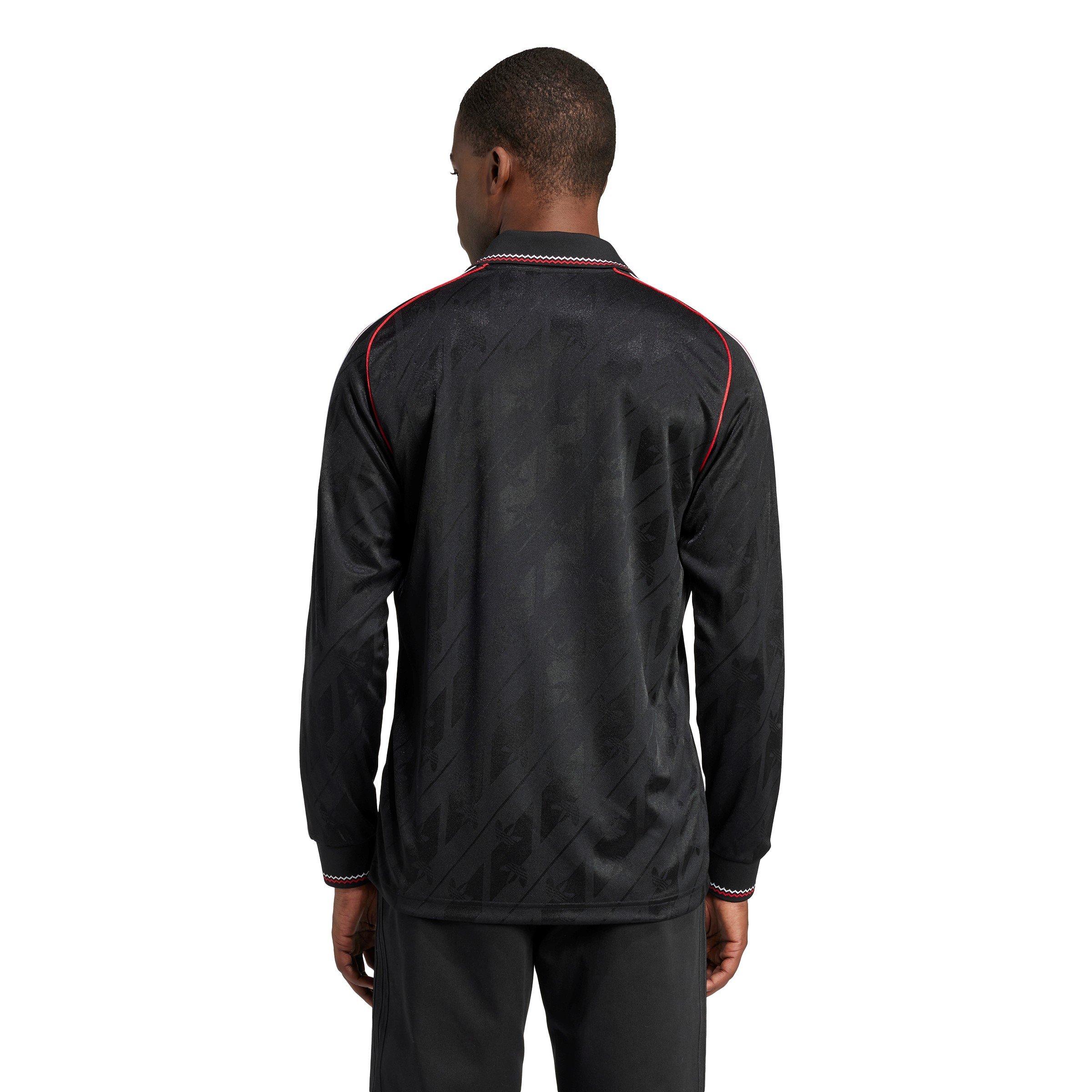 Preto - adidas - Mufc Ls Jsy Football Shirt Mens - 4