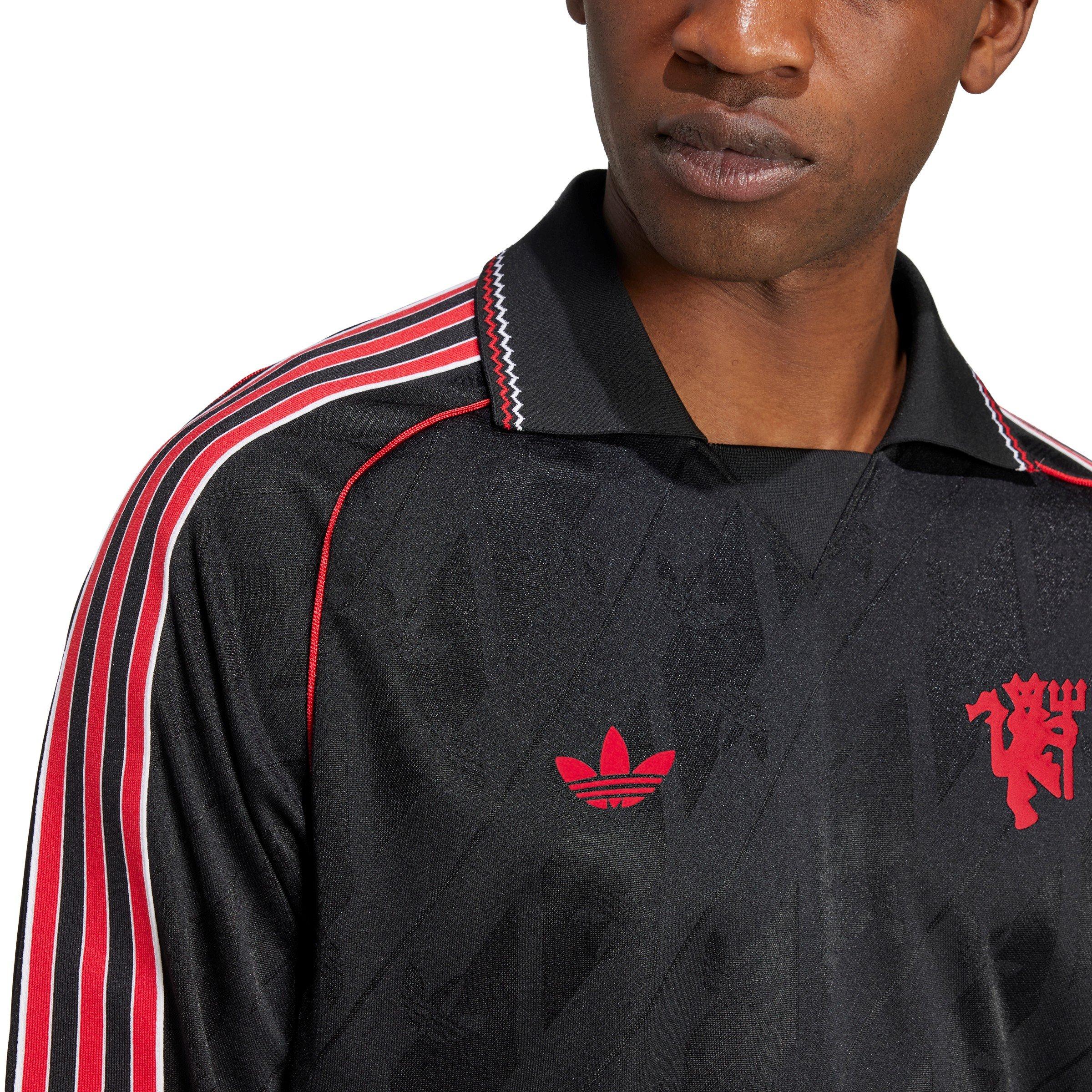 Preto - adidas - Mufc Ls Jsy Football Shirt Mens - 5