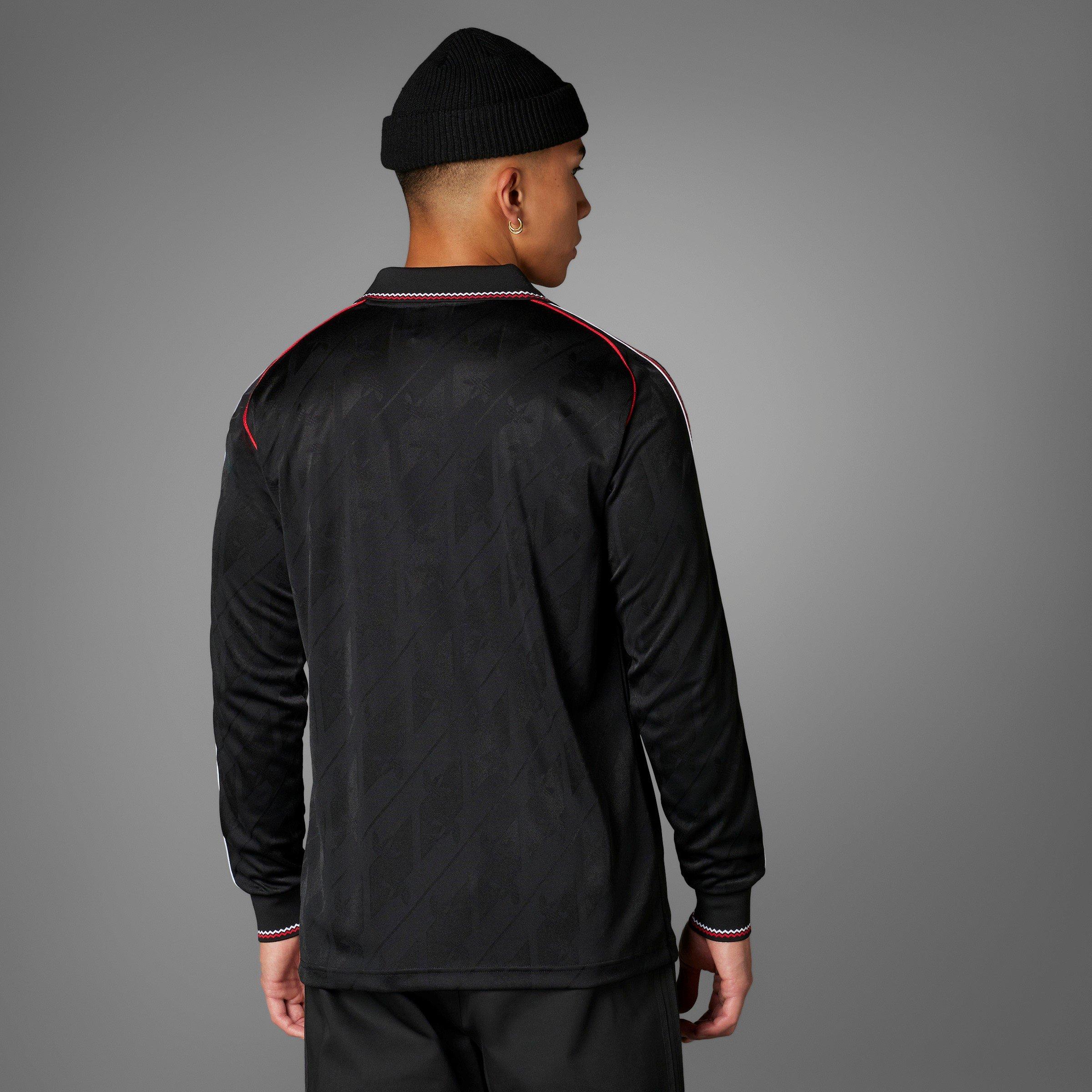 Preto - adidas - Mufc Ls Jsy Football Shirt Mens - 9