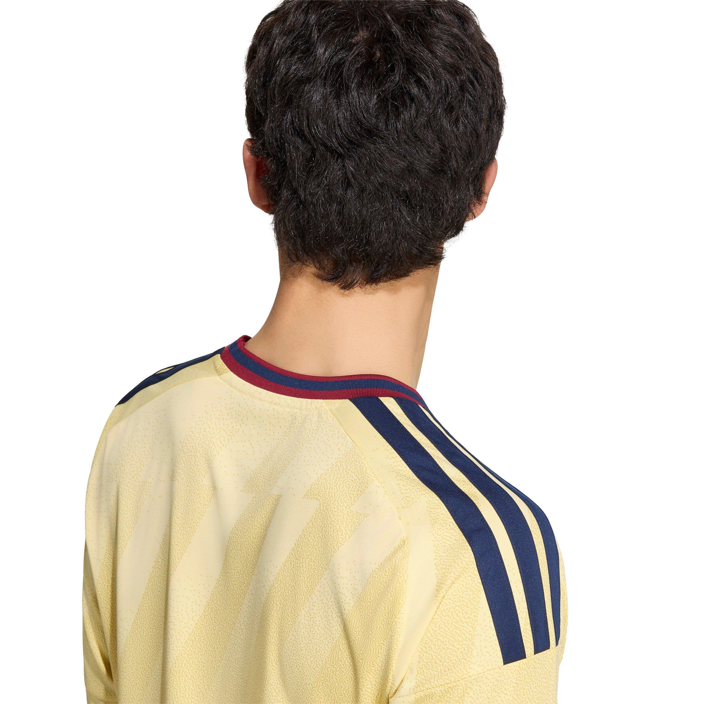 Geel/Zwart - adidas - Men's Arsenal Third 24/25 Long-Sleeve Slim-Fit Football Shirt - 6