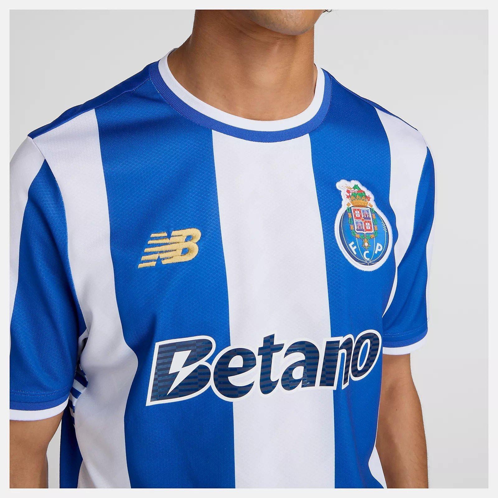 Blau/Weiß - New Balance - Porto Home Shirt 2025 2026 Adults - 4