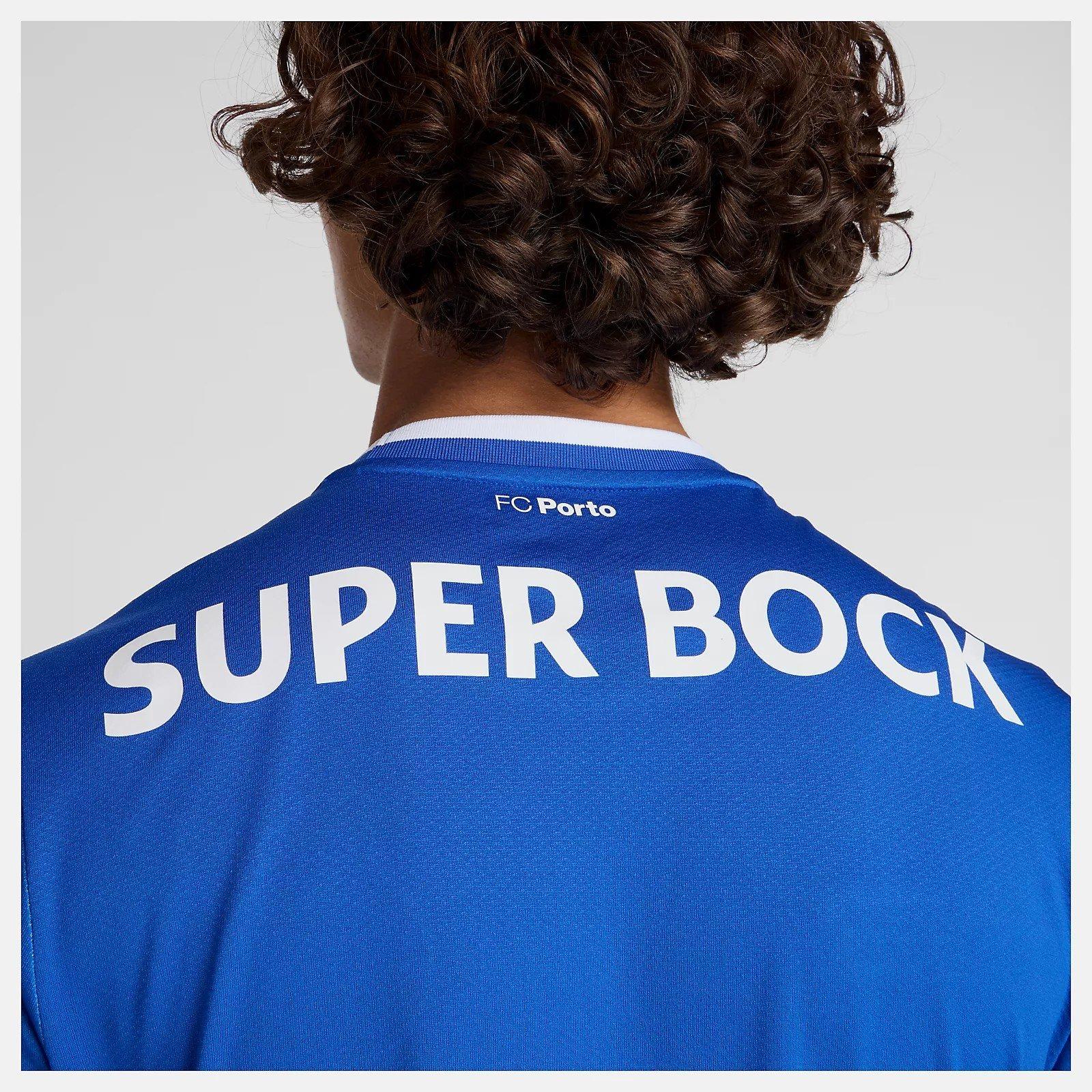 Blau/Weiß - New Balance - Porto Home Shirt 2025 2026 Adults - 5