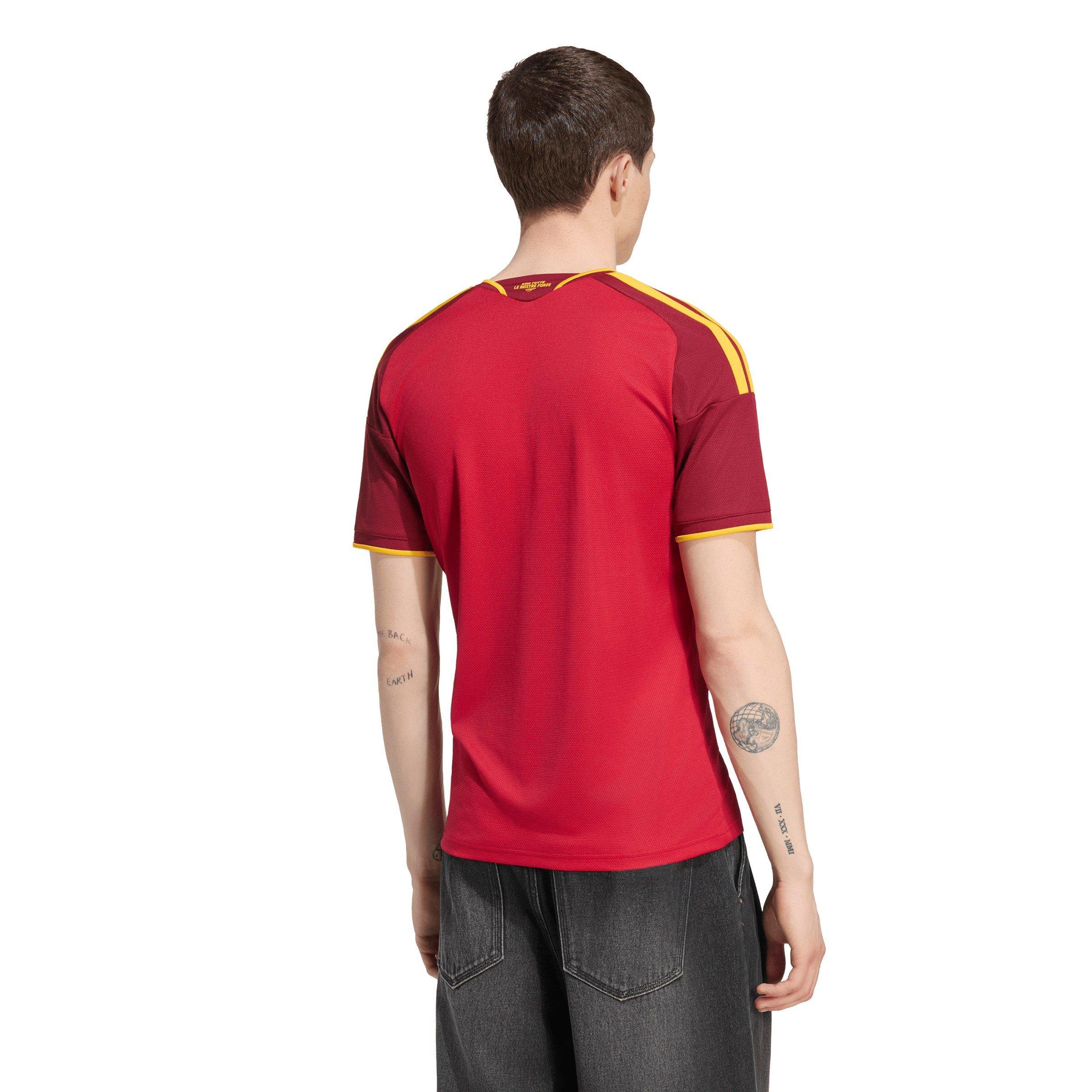 Rouge/Orange - adidas - AS Roma Home Shirt 2026/27 Mens - 4