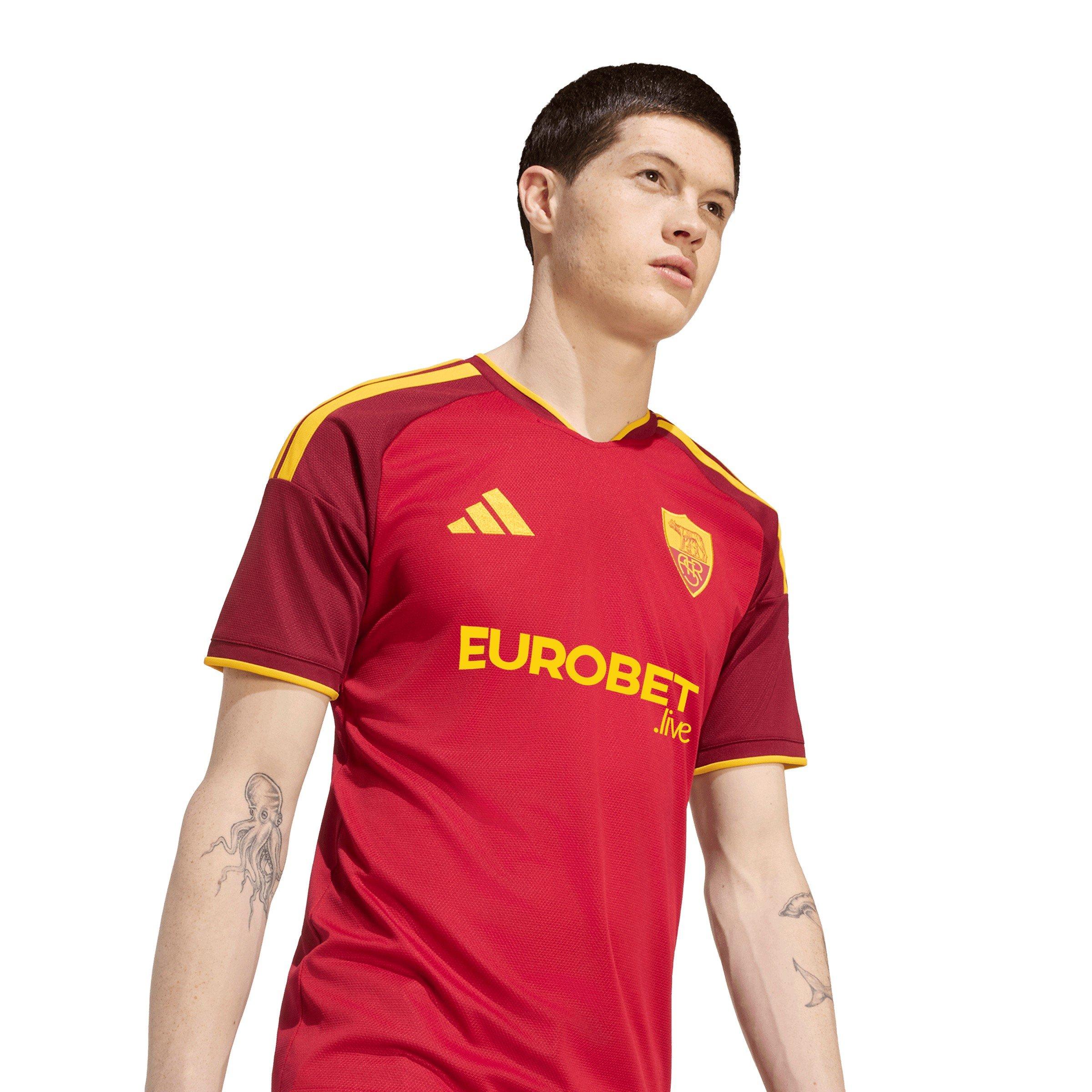 Rouge/Orange - adidas - AS Roma Home Shirt 2026/27 Mens - 5