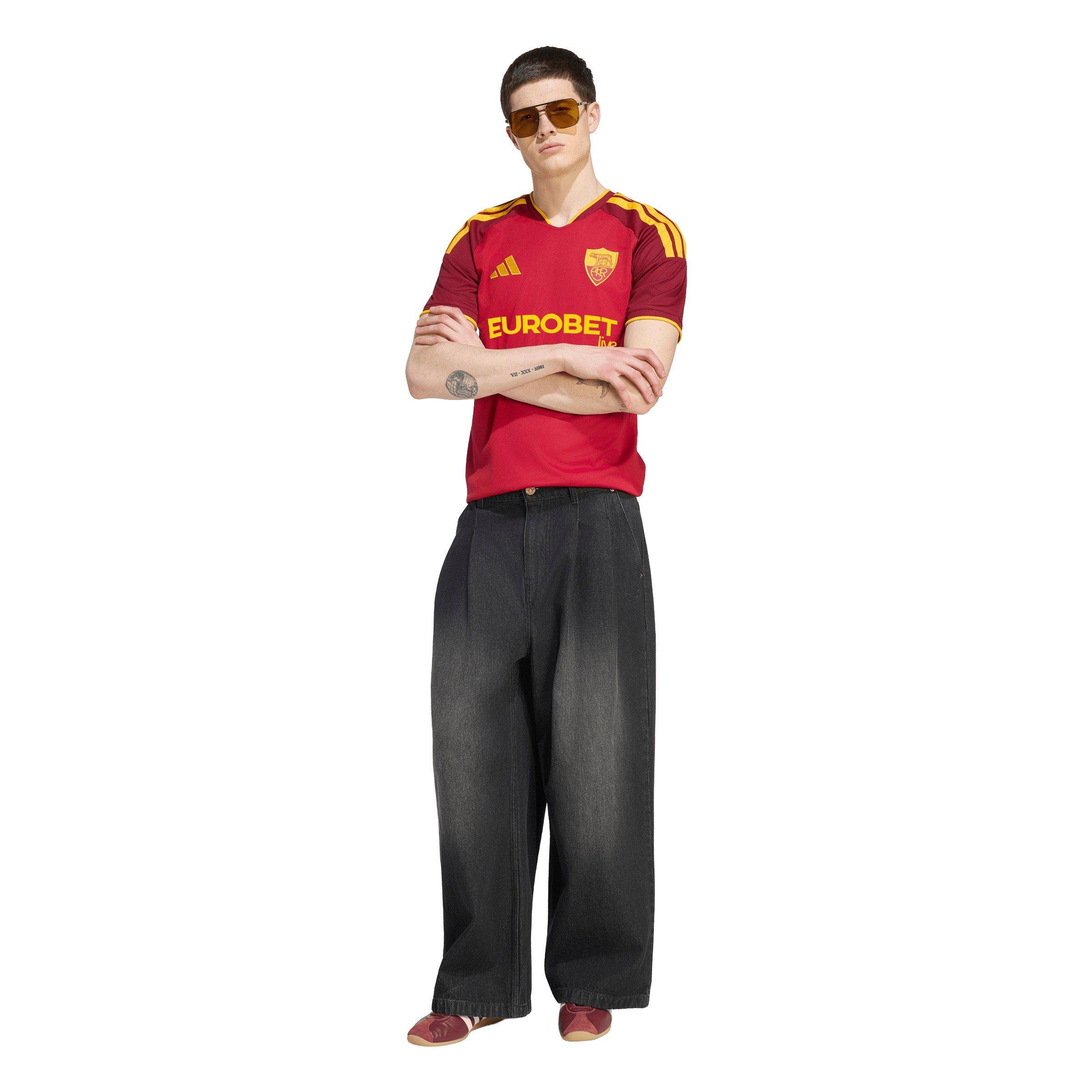 Rouge/Orange - adidas - AS Roma Home Shirt 2026/27 Mens - 7
