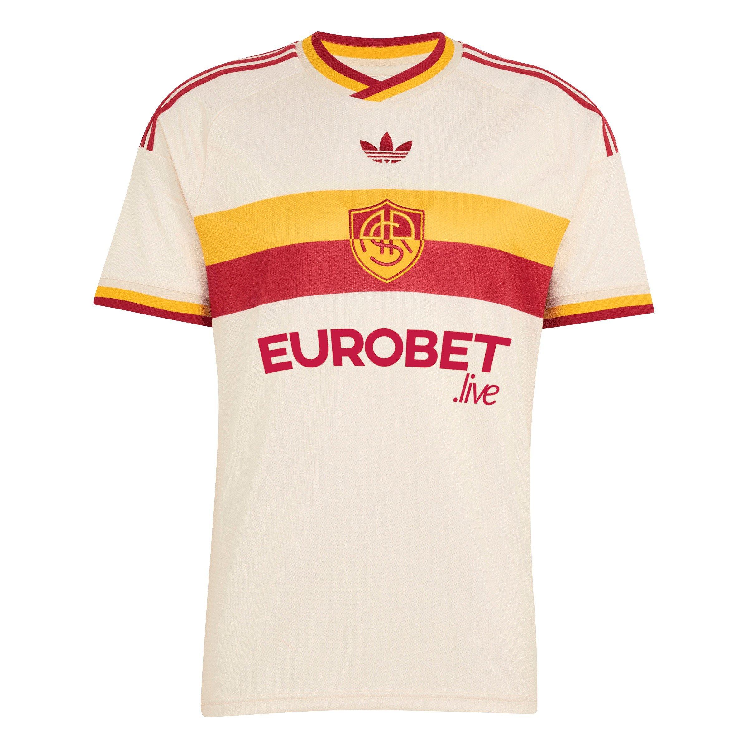 Branco/Laranja - adidas - AS Roma Away Shirt 2026/27 Mens - 1