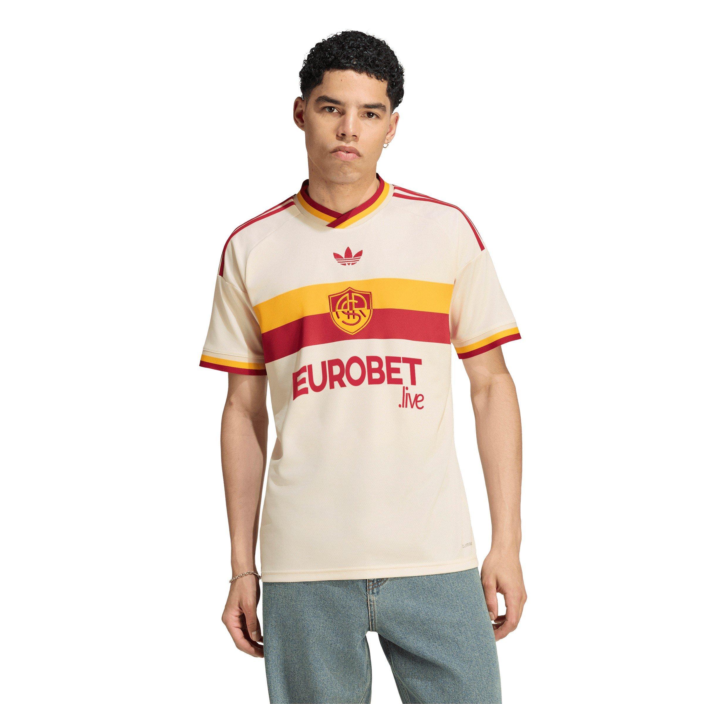 Branco/Laranja - adidas - AS Roma Away Shirt 2026/27 Mens - 3