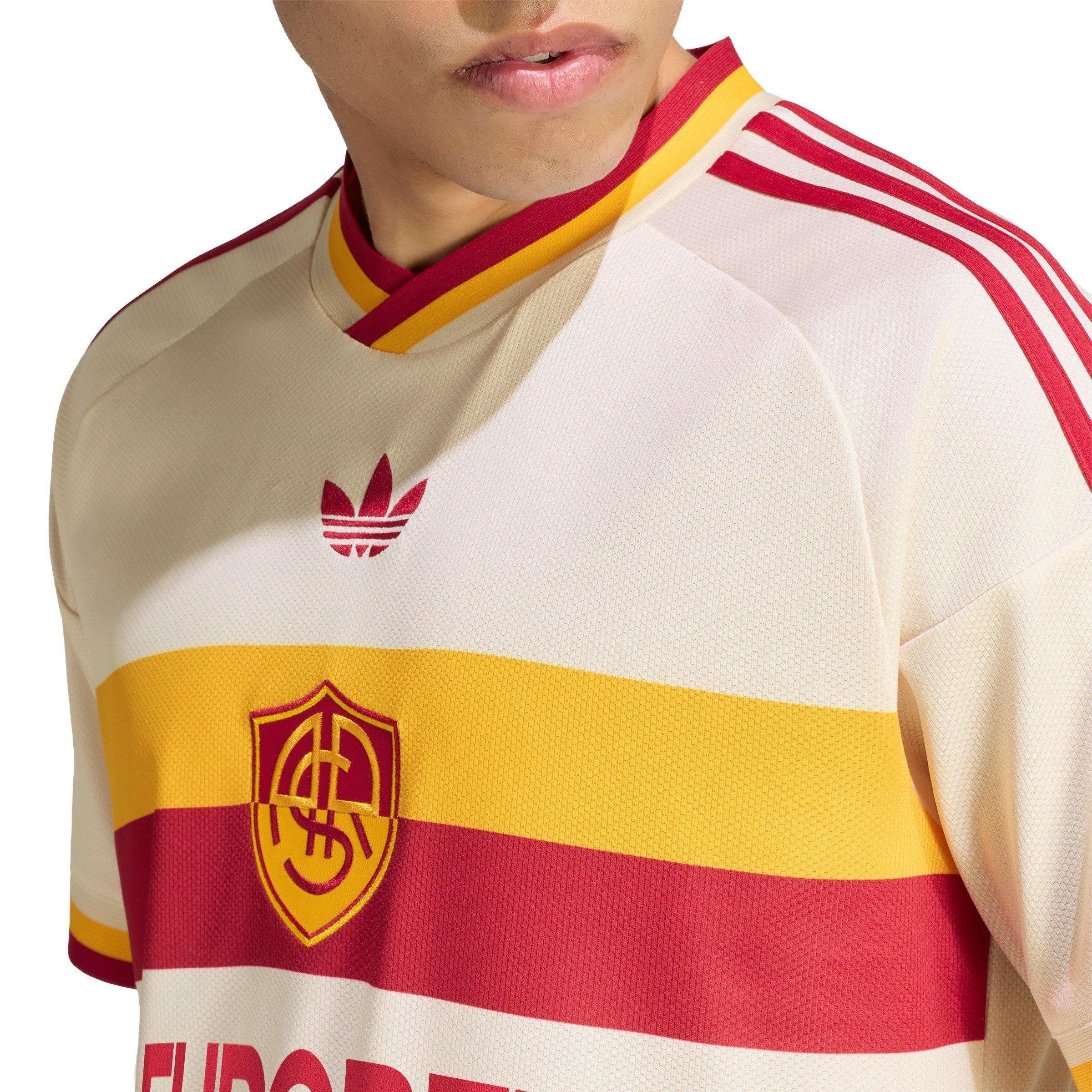 Branco/Laranja - adidas - AS Roma Away Shirt 2026/27 Mens - 6