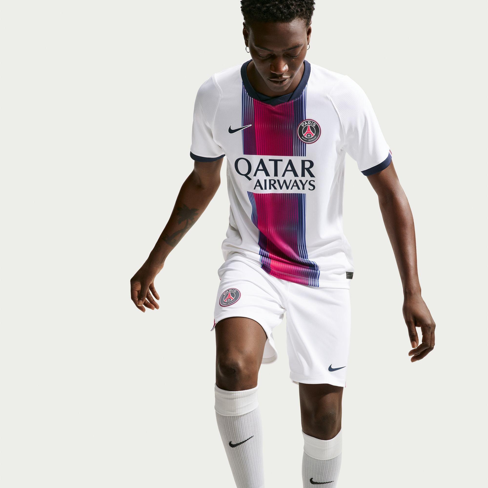 Wit/Marineblauw - Nike - PSG Away Shirt 2026/27 Mens - 5