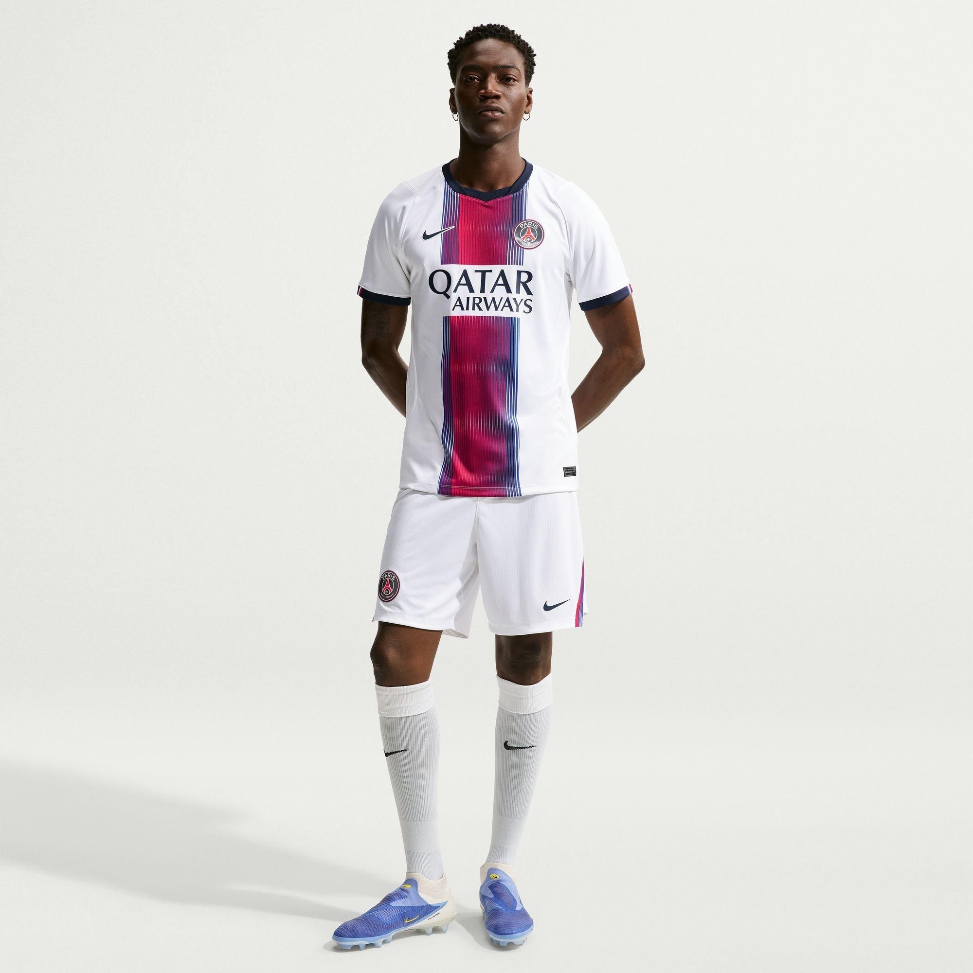 Wit/Marineblauw - Nike - PSG Away Shirt 2026/27 Mens - 7