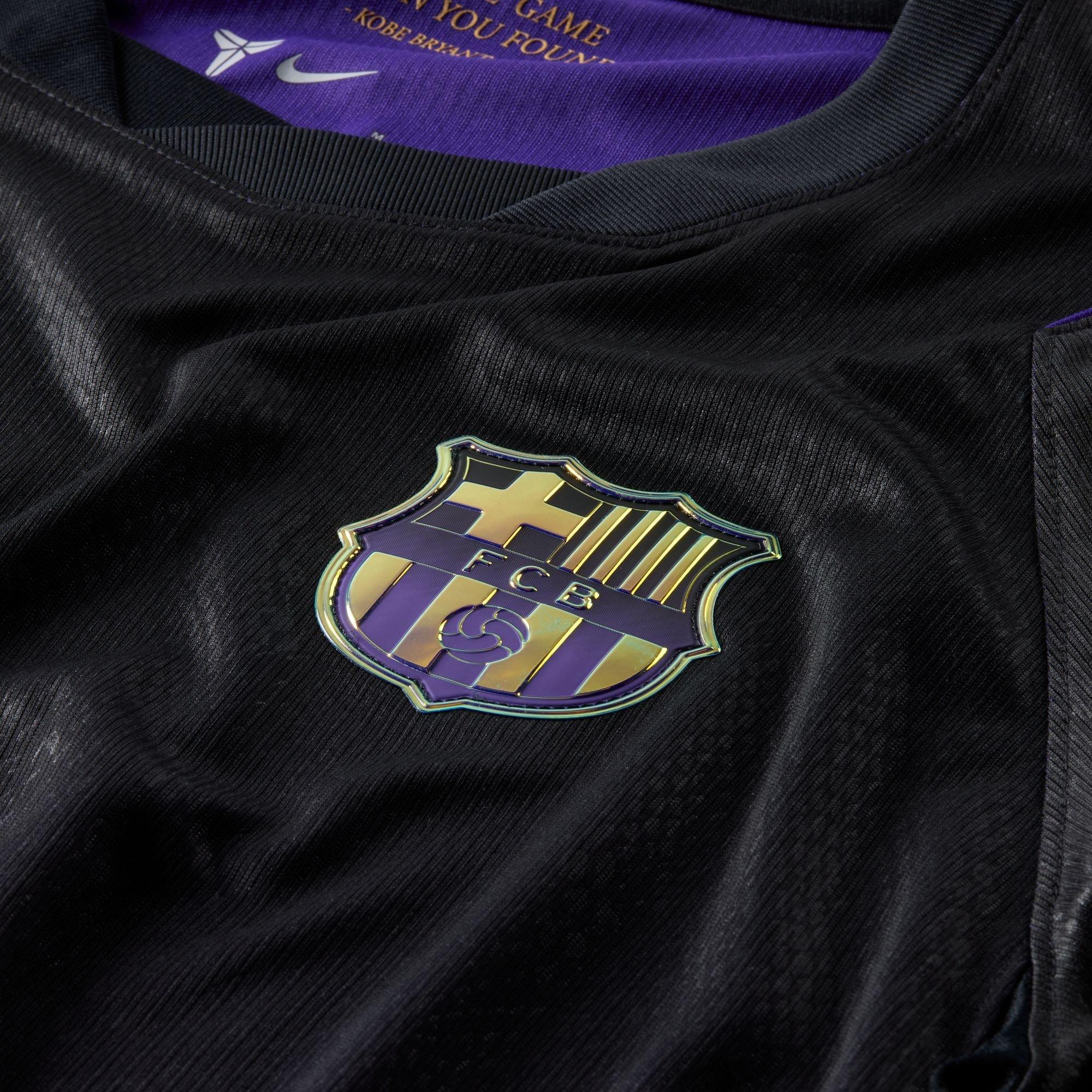 Lilla/Sort - Nike - Men's Barcelona Away 24/25 Short-Sleeve Slim-Fit Football Shirt - 6