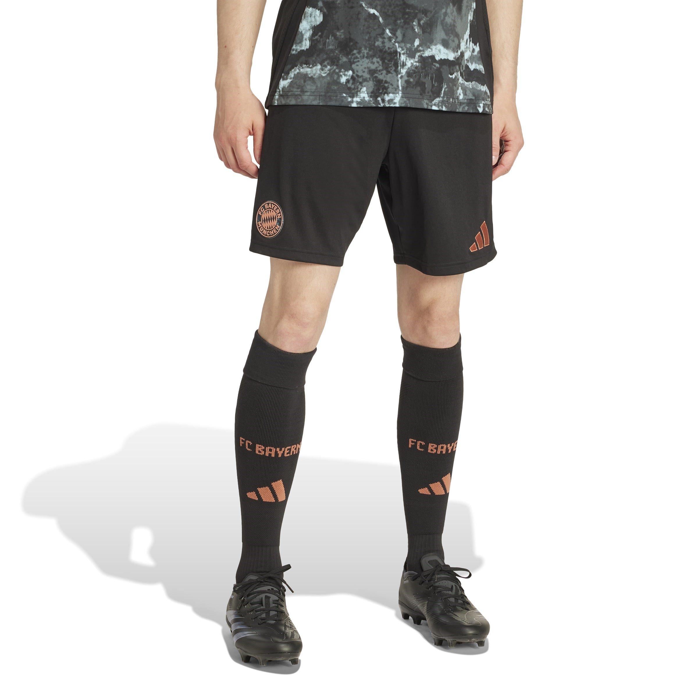 Black - adidas - Bayern Munich Away Shorts 2024 2025 Mens - 2
