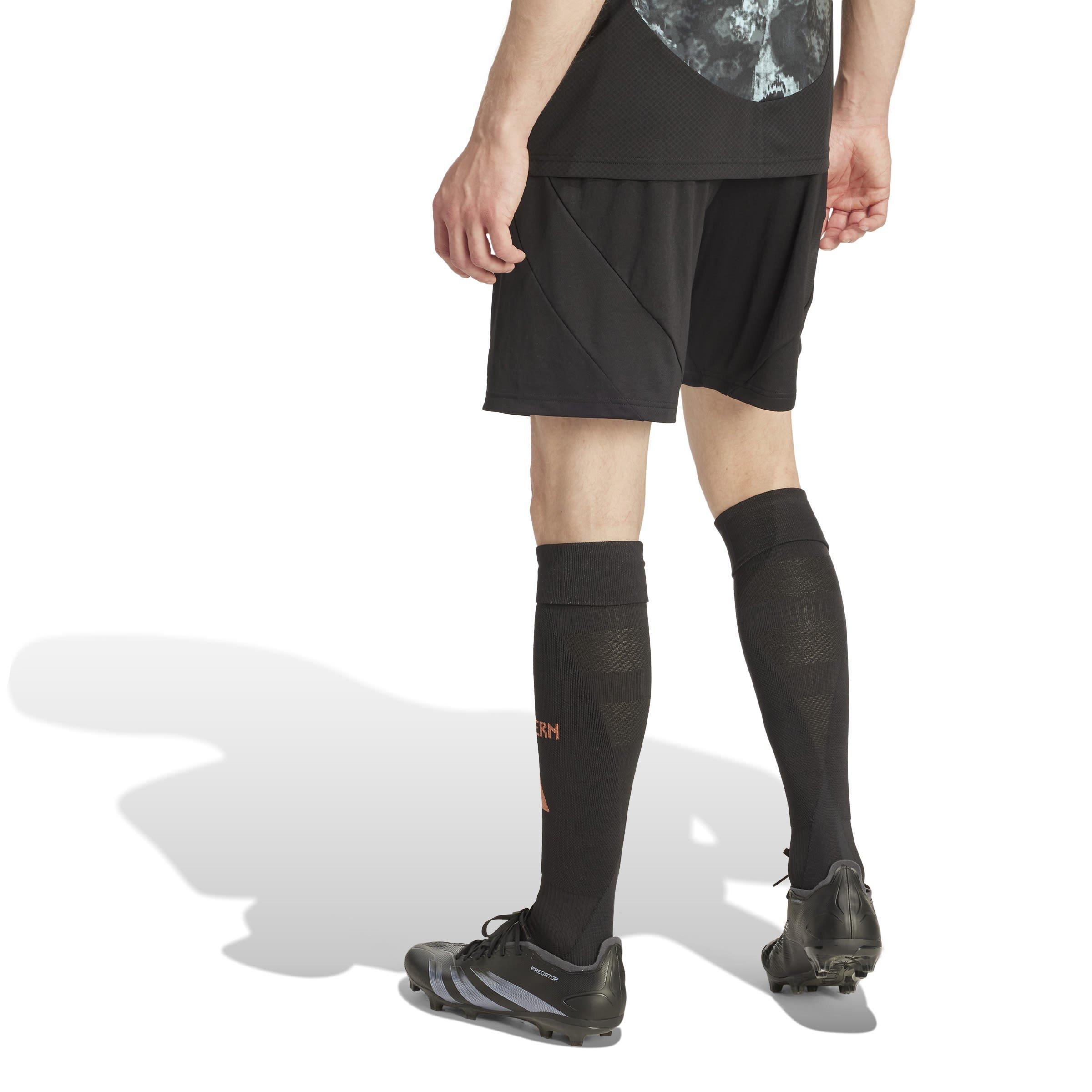 Black - adidas - Bayern Munich Away Shorts 2024 2025 Mens - 3