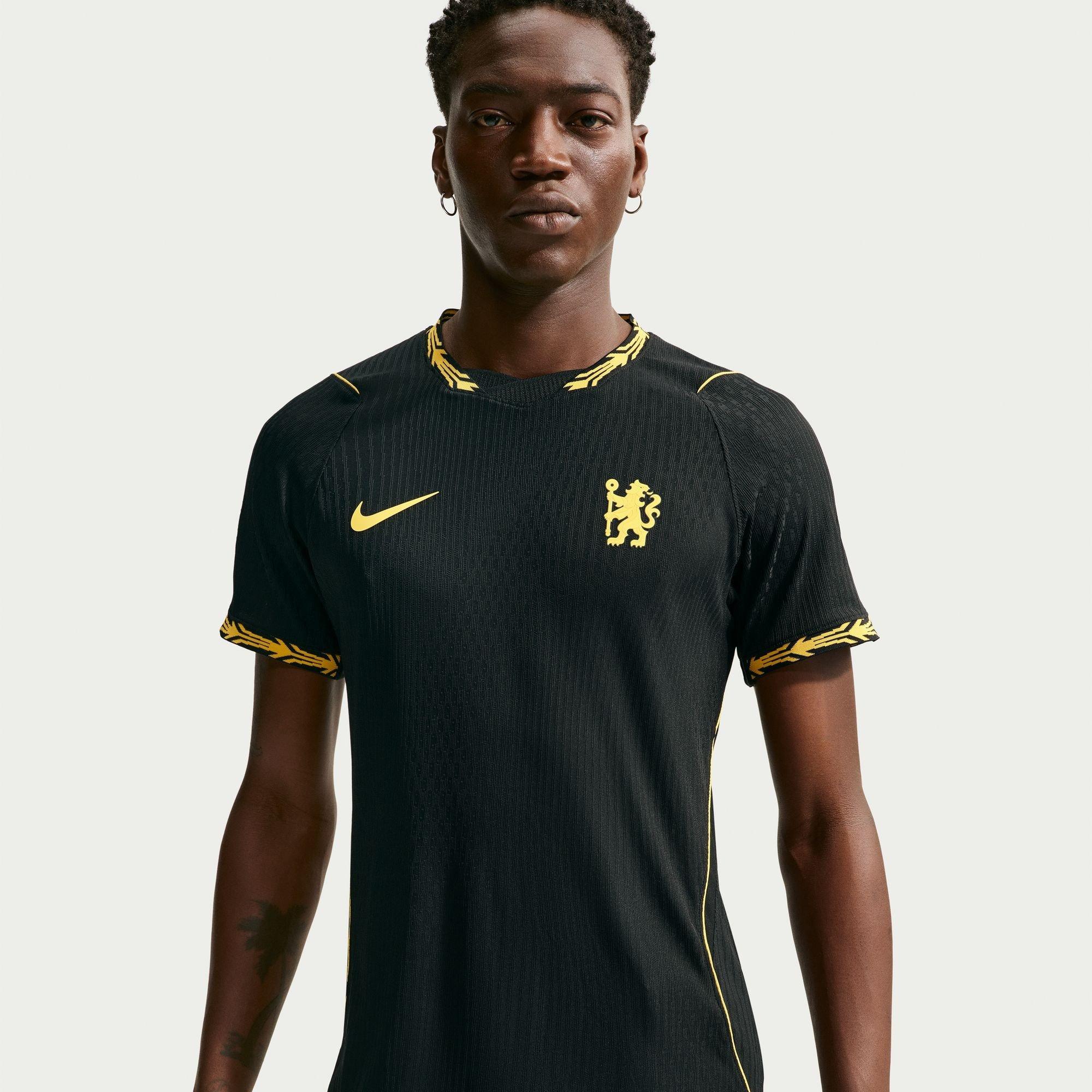 Nero/Oro - Nike - Chelsea Authentic Away Shirt 2026/27 Mens - 3