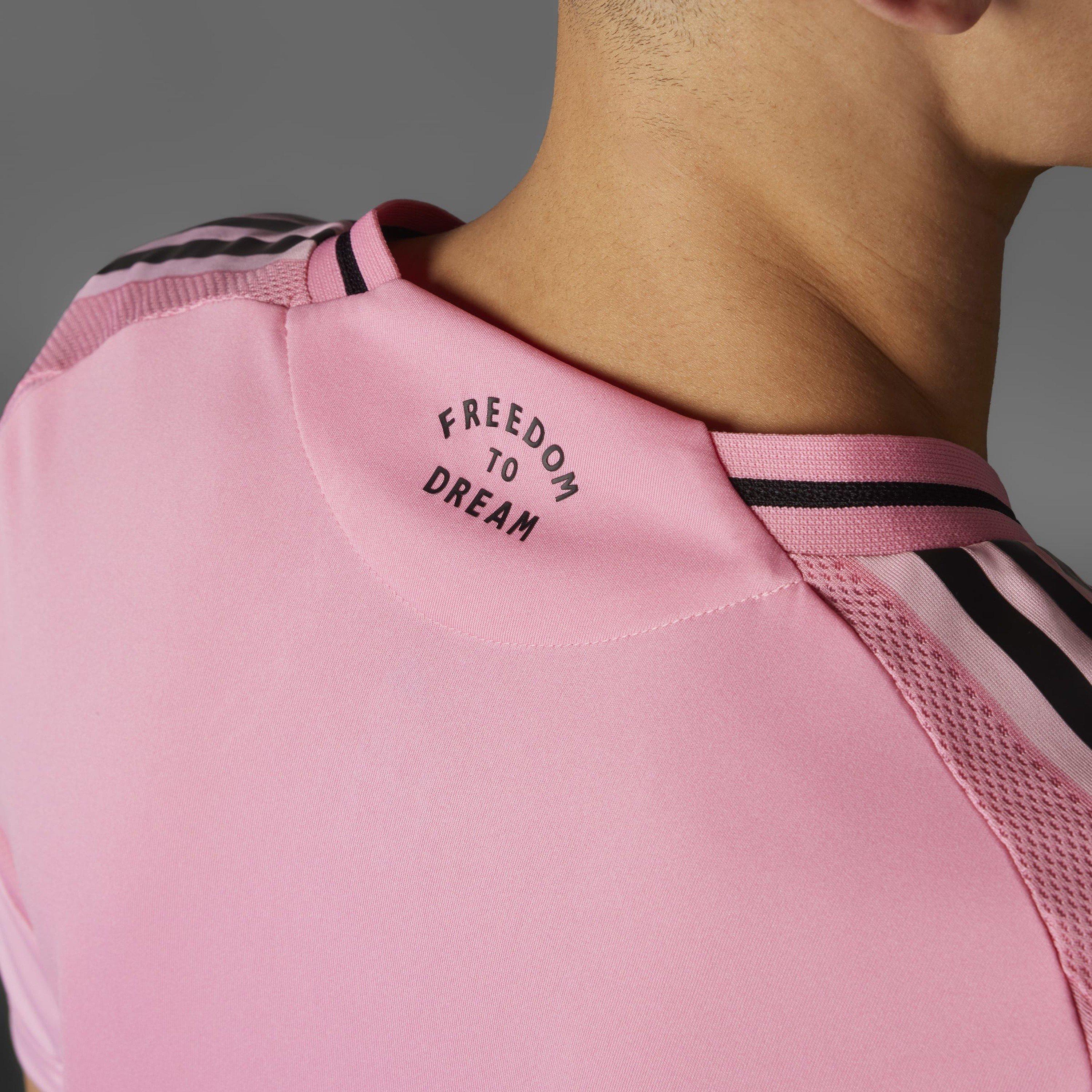 Rosa/Negro - adidas - Inter Miami Authentic Home Shirt 25/26 Mens - 11