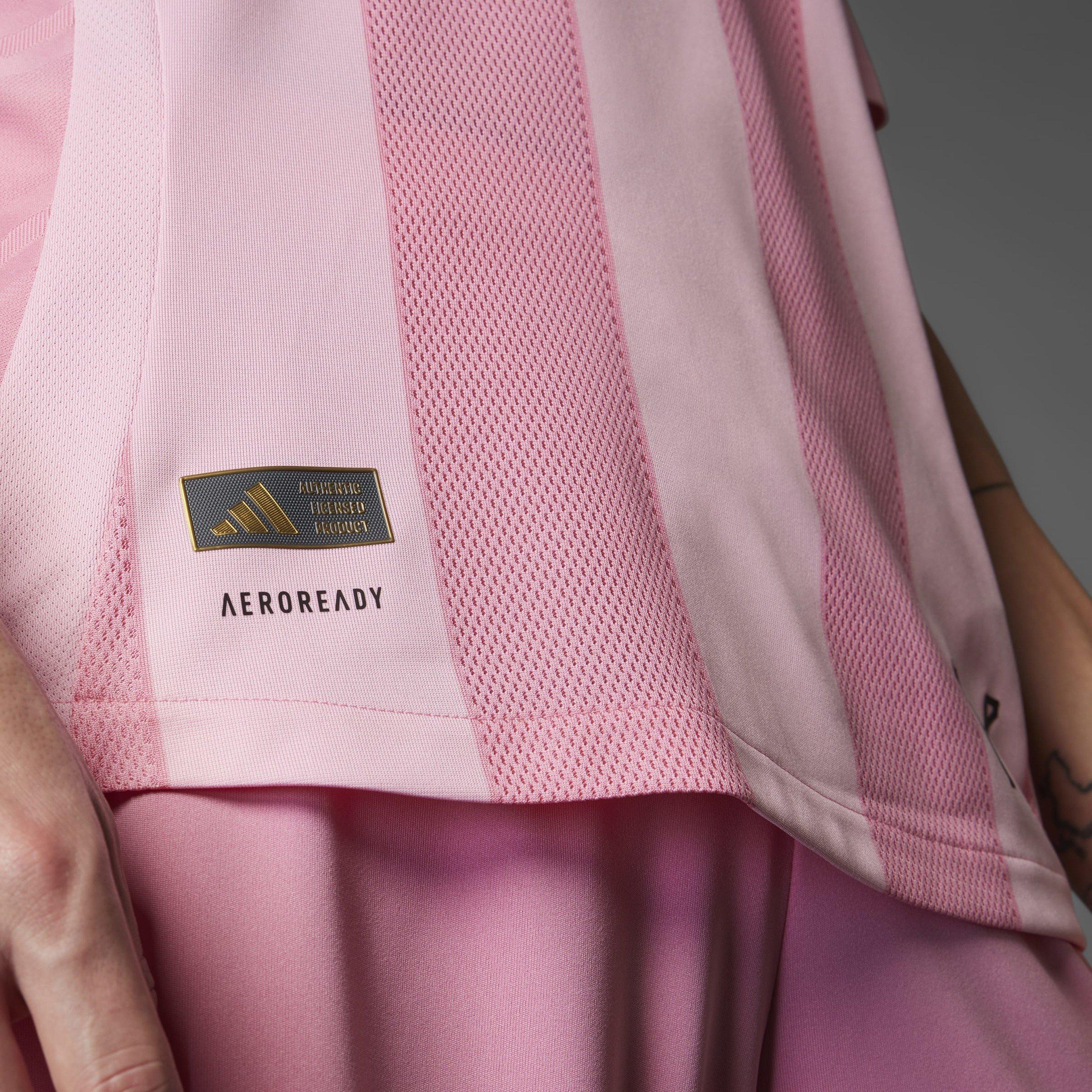 Rosa/Negro - adidas - Inter Miami Authentic Home Shirt 25/26 Mens - 12