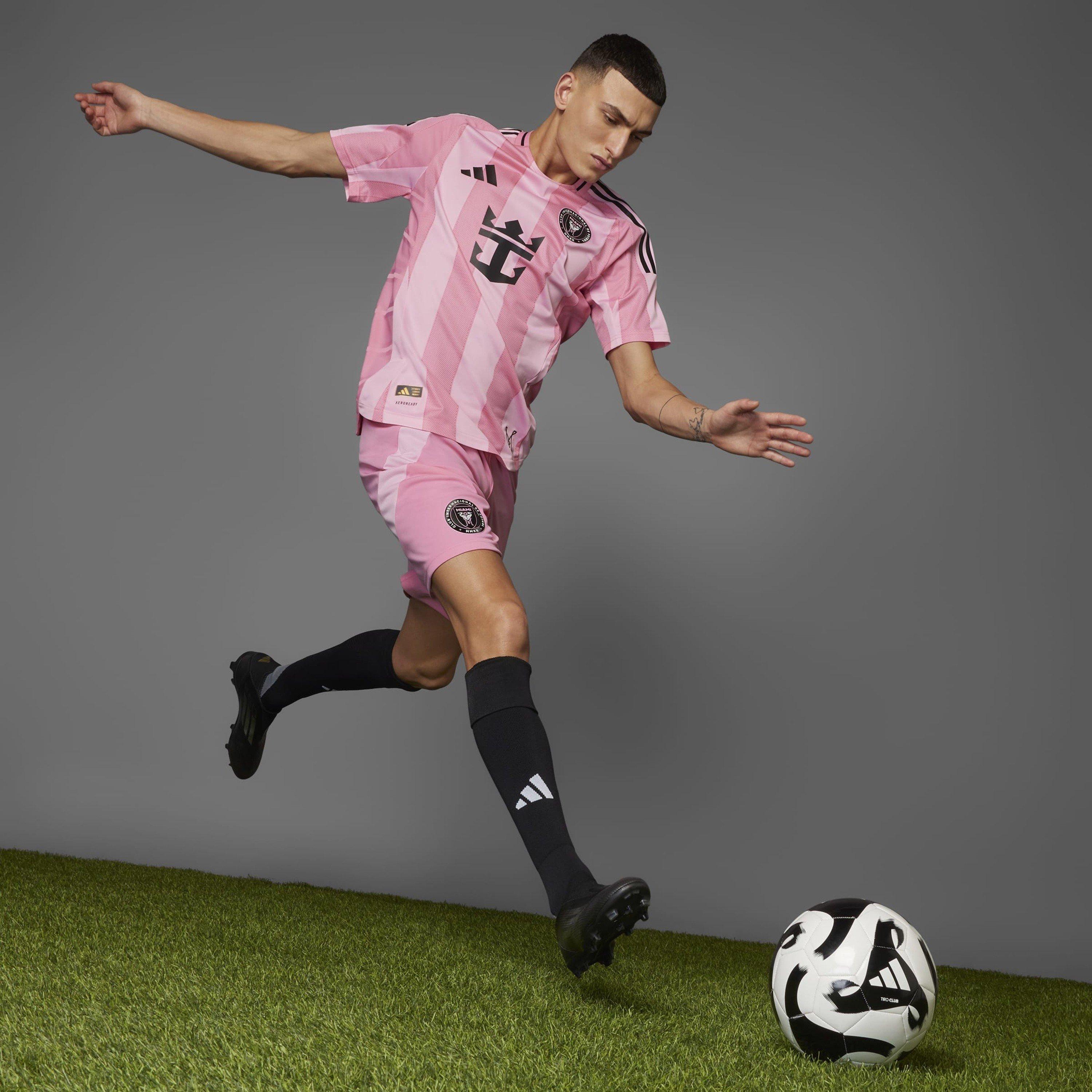 Rosa/Negro - adidas - Inter Miami Authentic Home Shirt 25/26 Mens - 7