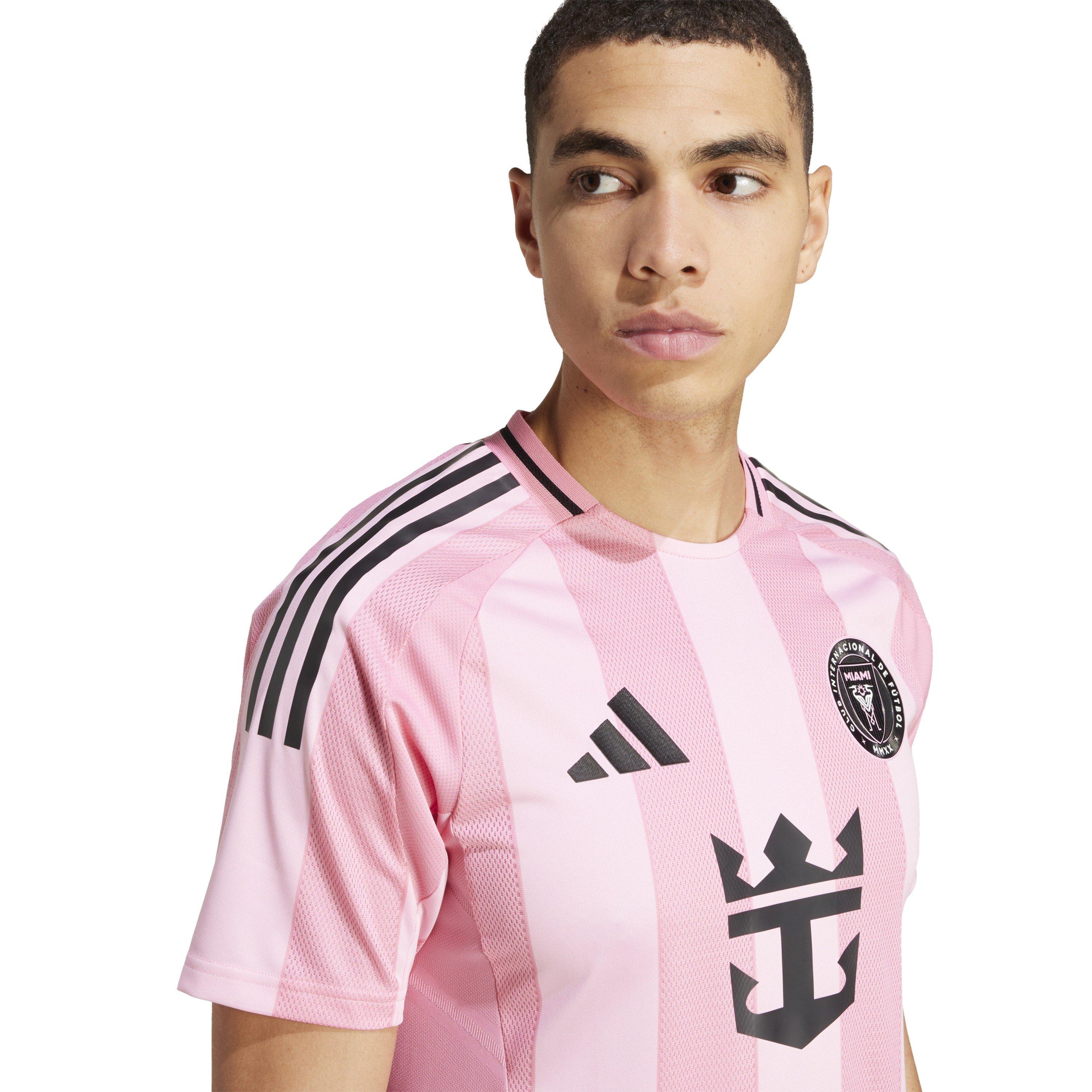 Rosa/Negro - adidas - Inter Miami Authentic Home Shirt 25/26 Mens - 8