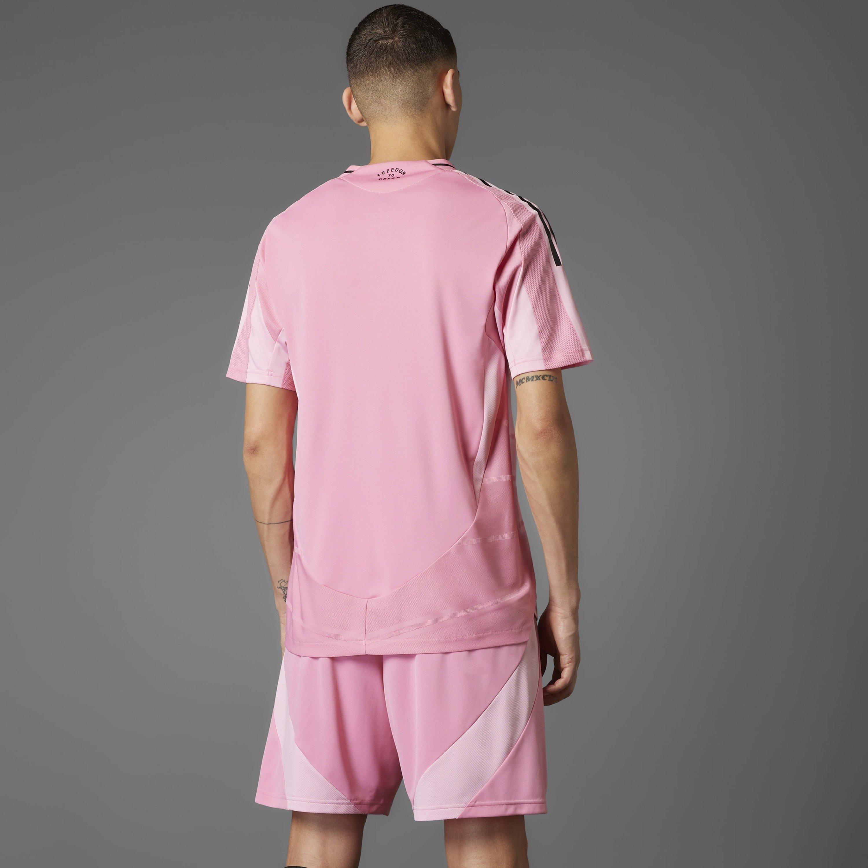 Rosa/Negro - adidas - Inter Miami Authentic Home Shirt 25/26 Mens - 10