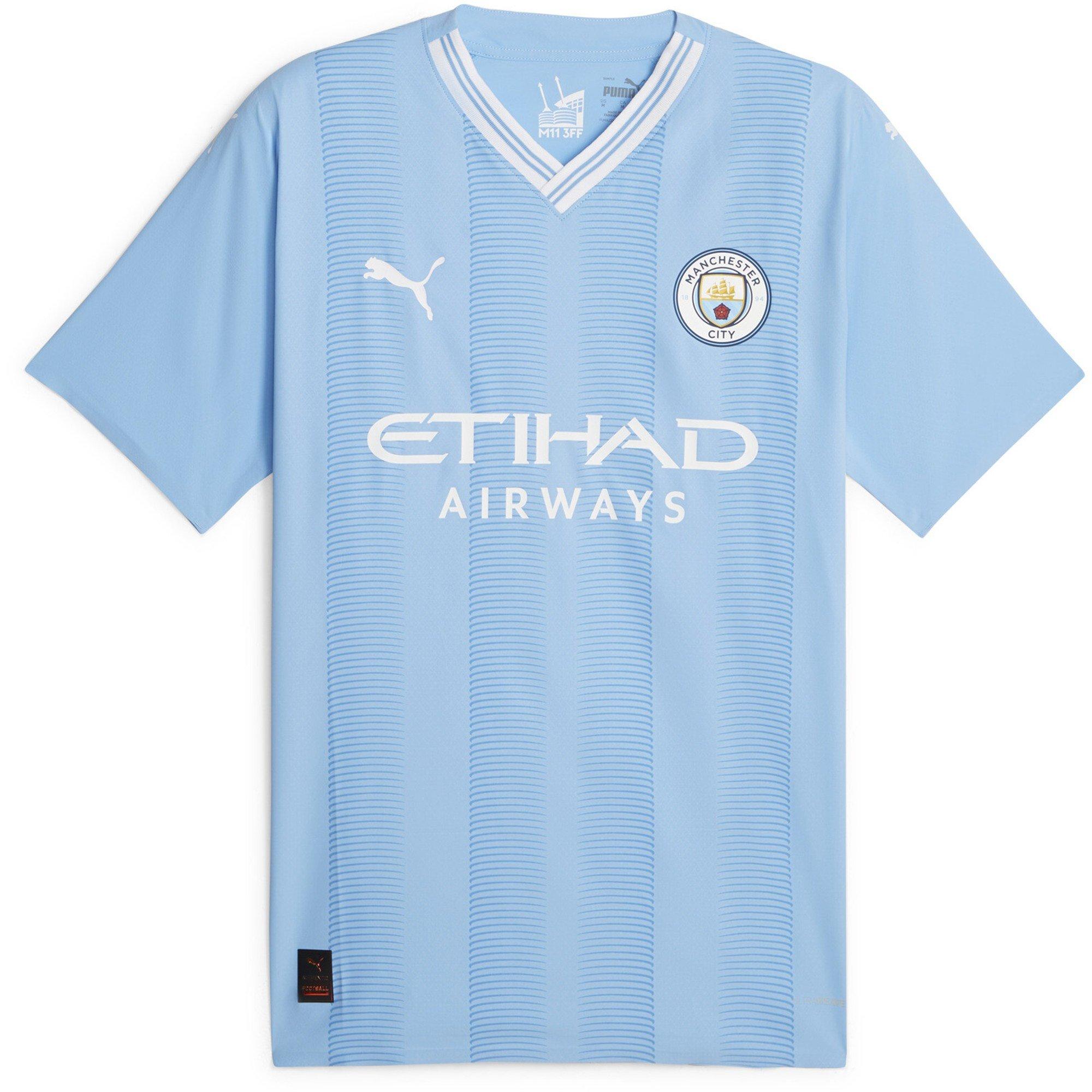 Team Light B - Puma - Mcfc Home Authentic Jersey Football Shirt Mens - 1