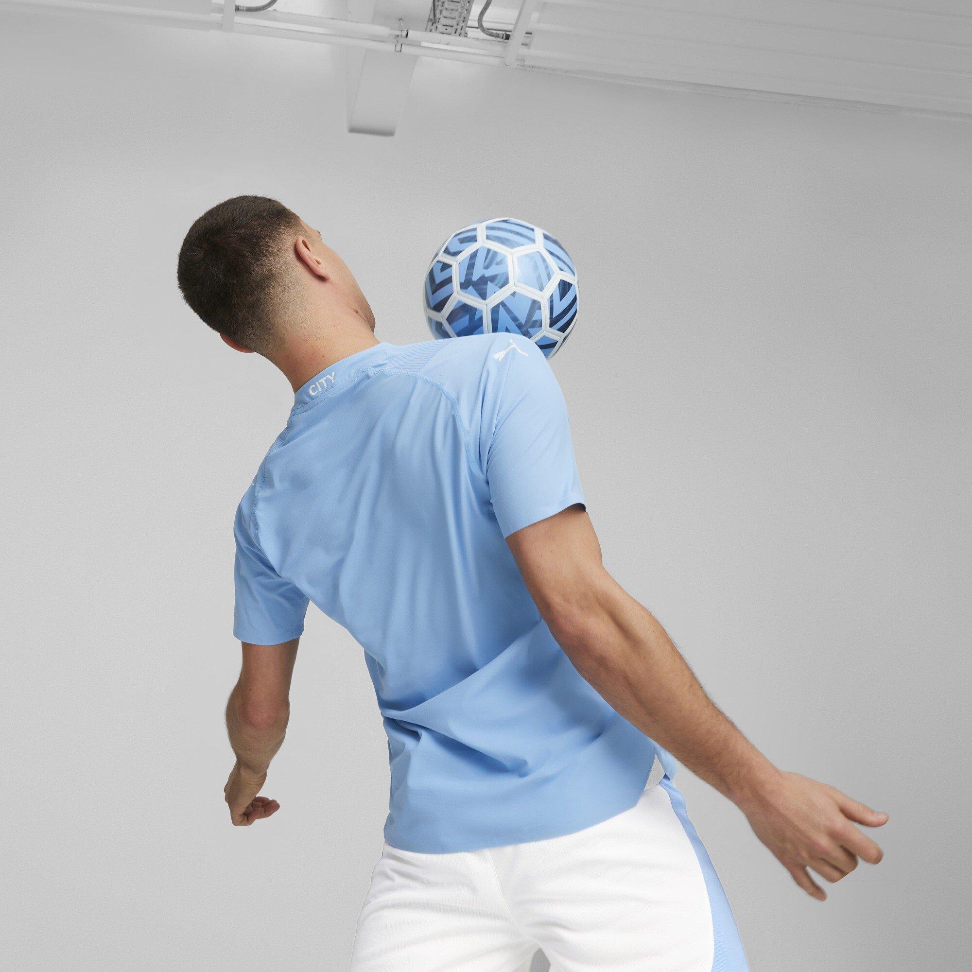 Team Light B - Puma - Mcfc Home Authentic Jersey Football Shirt Mens - 4