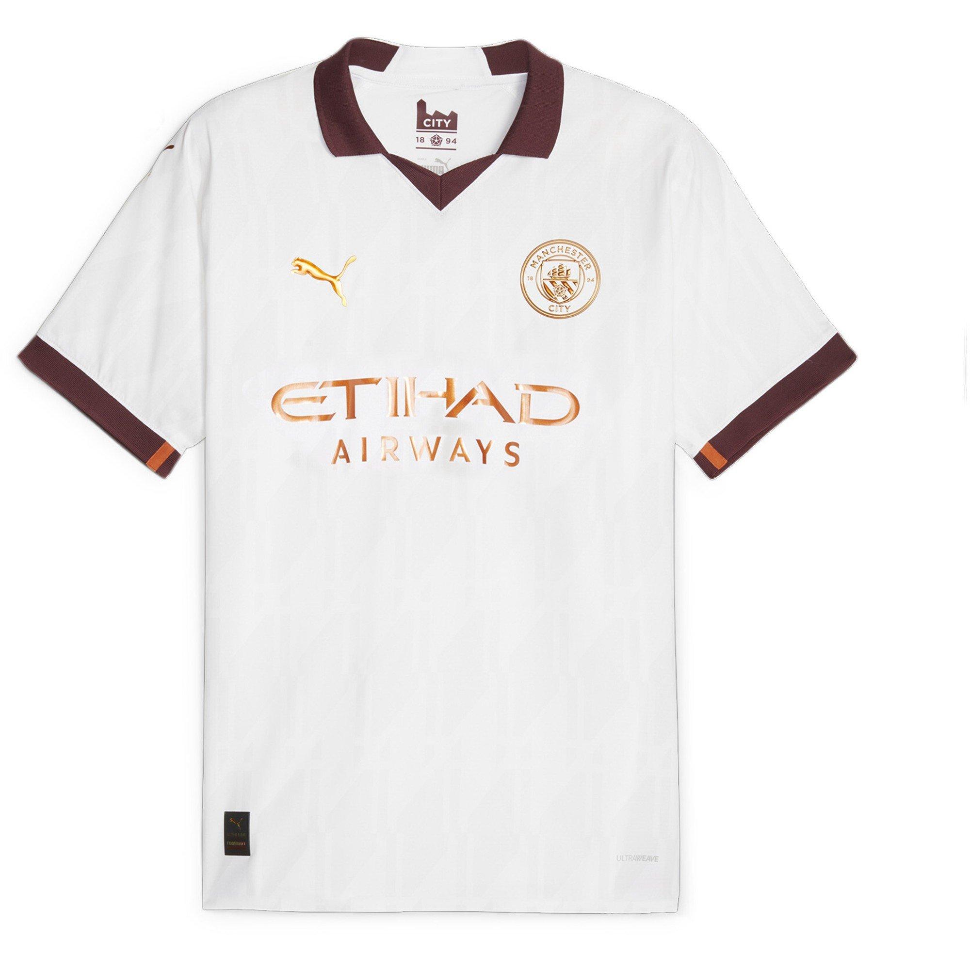 Puma White - Puma - Mcfc Away Jersey Promo Football Shirt Mens - 1