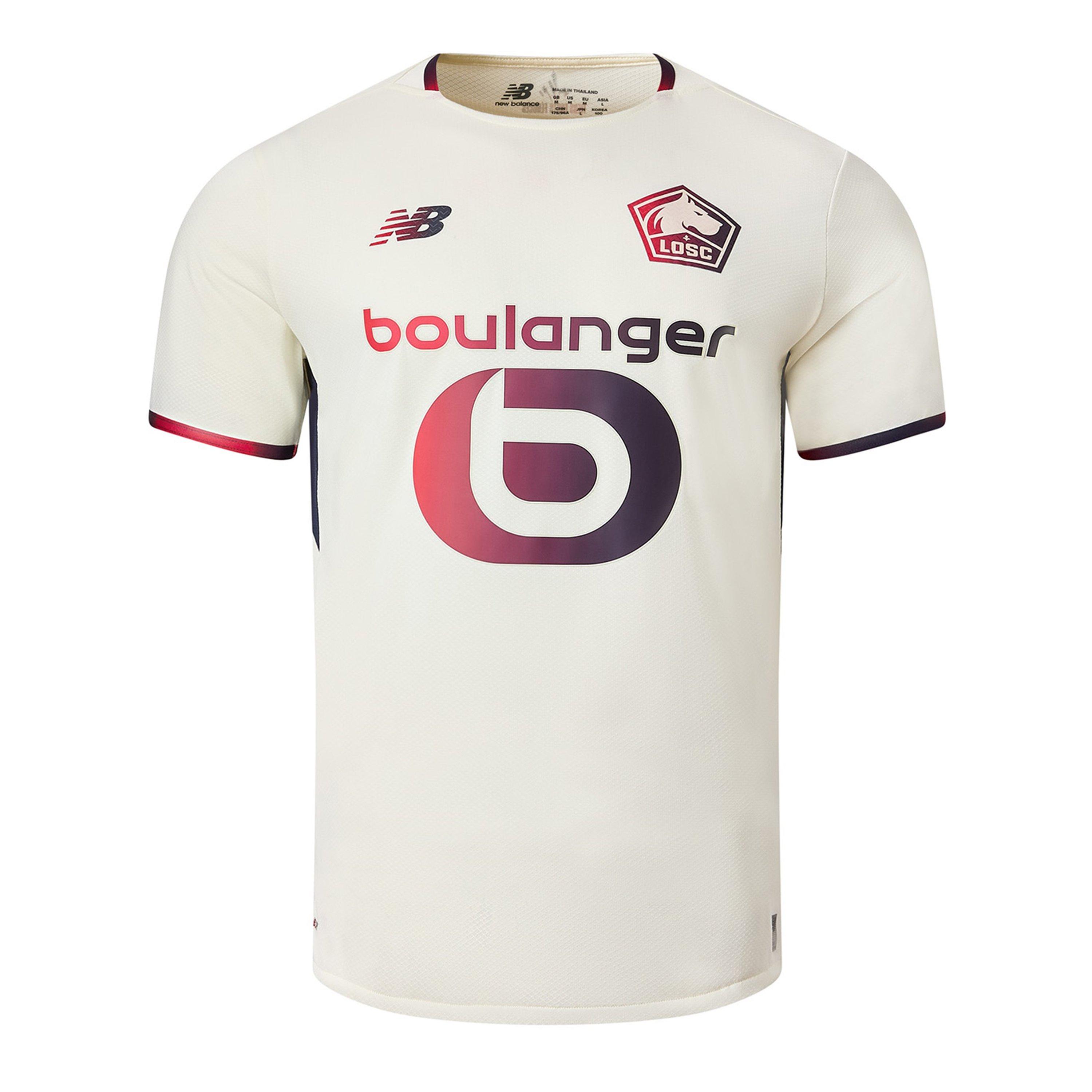 Noir - New Balance - Lille Away Shirt 2025 2026 Adults - 1