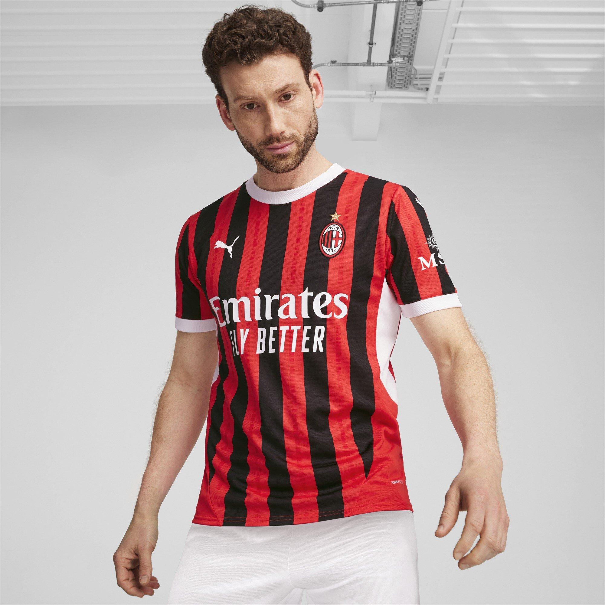 Red/Black - Puma - AC Milan Home Adults Shirt 2024 2025 - 2