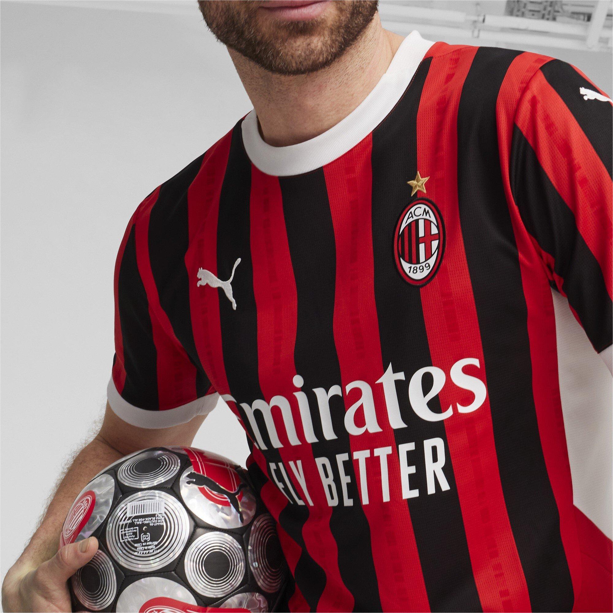 Red/Black - Puma - AC Milan Home Adults Shirt 2024 2025 - 3