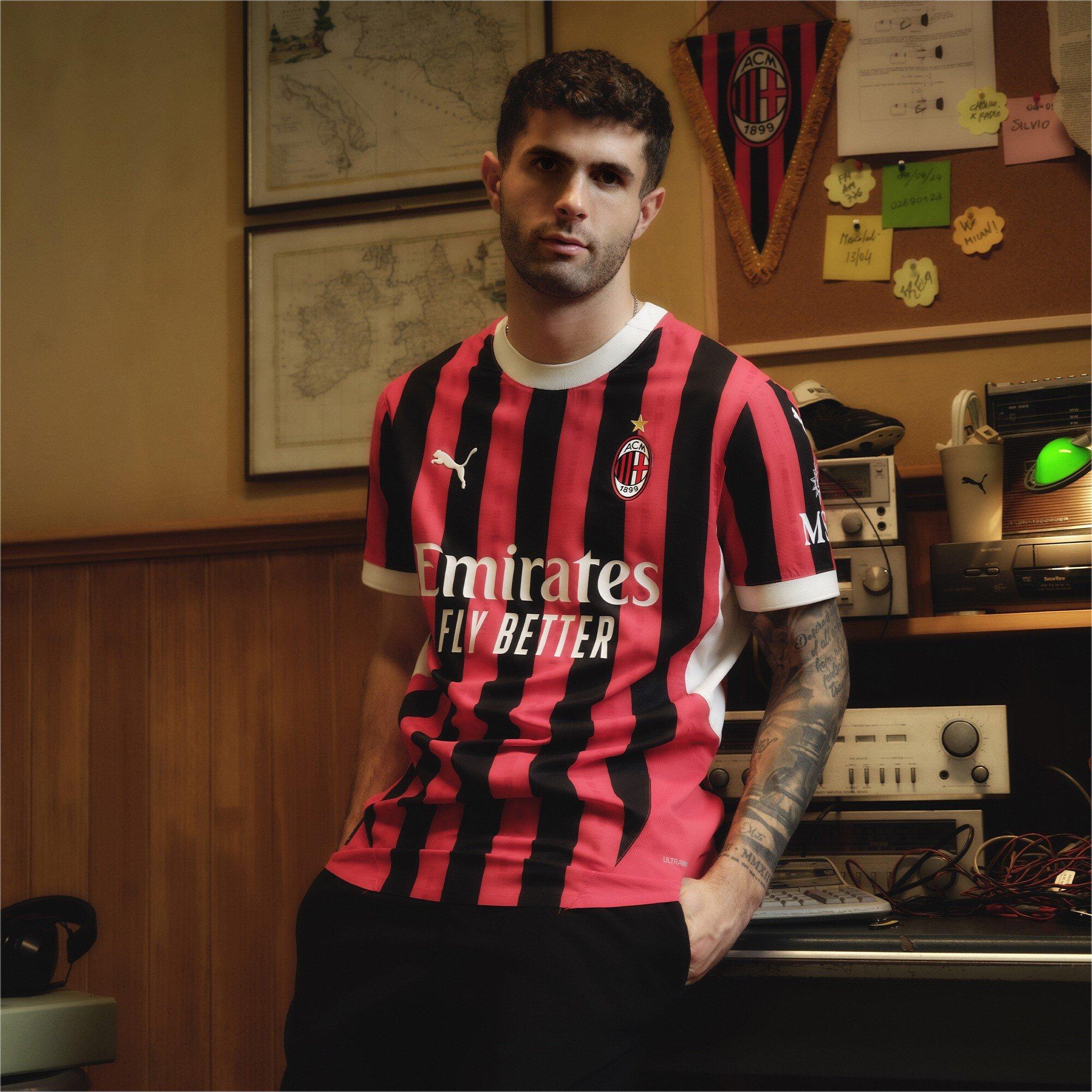 Red/Black - Puma - AC Milan Home Adults Shirt 2024 2025 - 6