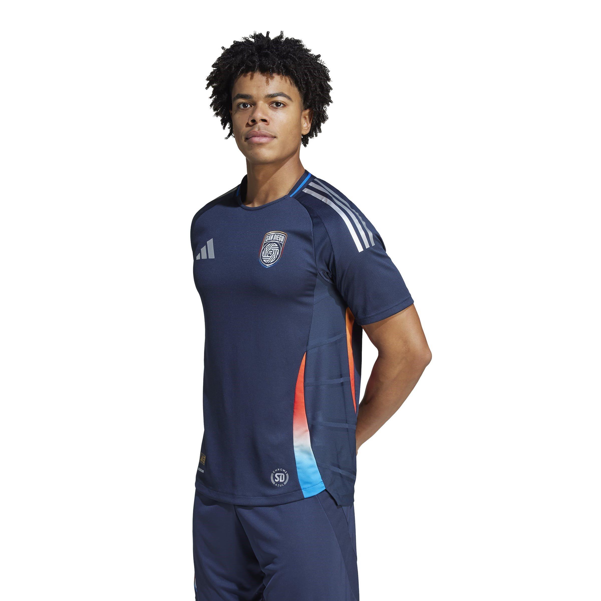 Night Navy - adidas - San Diego FC Authentic Home Shirt 2025 Adults - 3