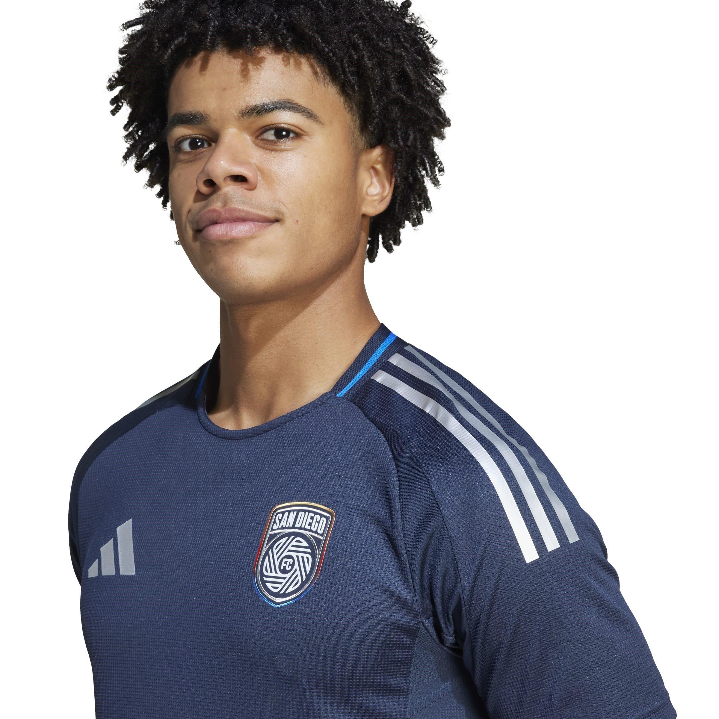 Night Navy - adidas - San Diego FC Authentic Home Shirt 2025 Adults - 5