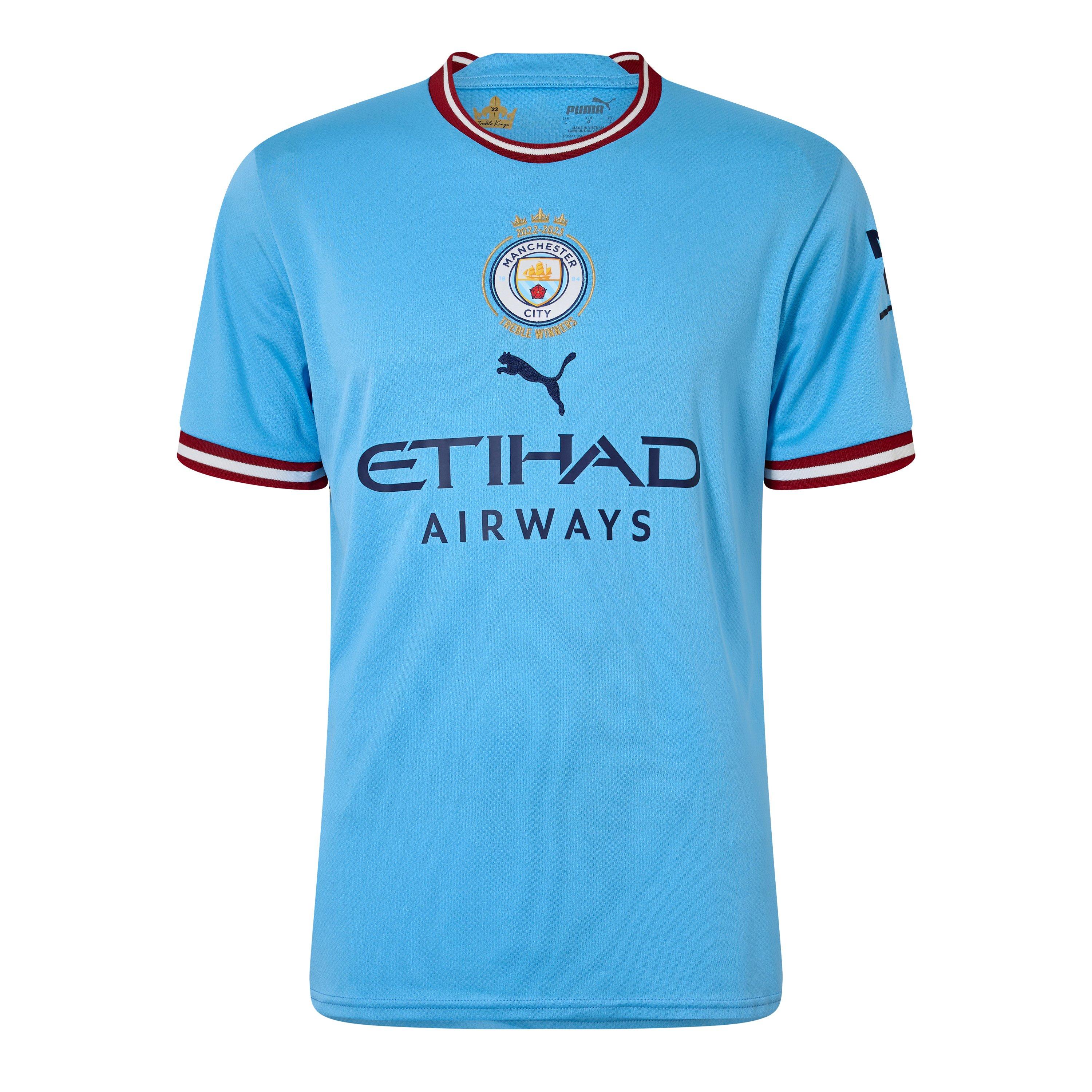Team Licht B - Puma - Mcfc Treble Commemorative Jersey Football Shirt Mens - 1