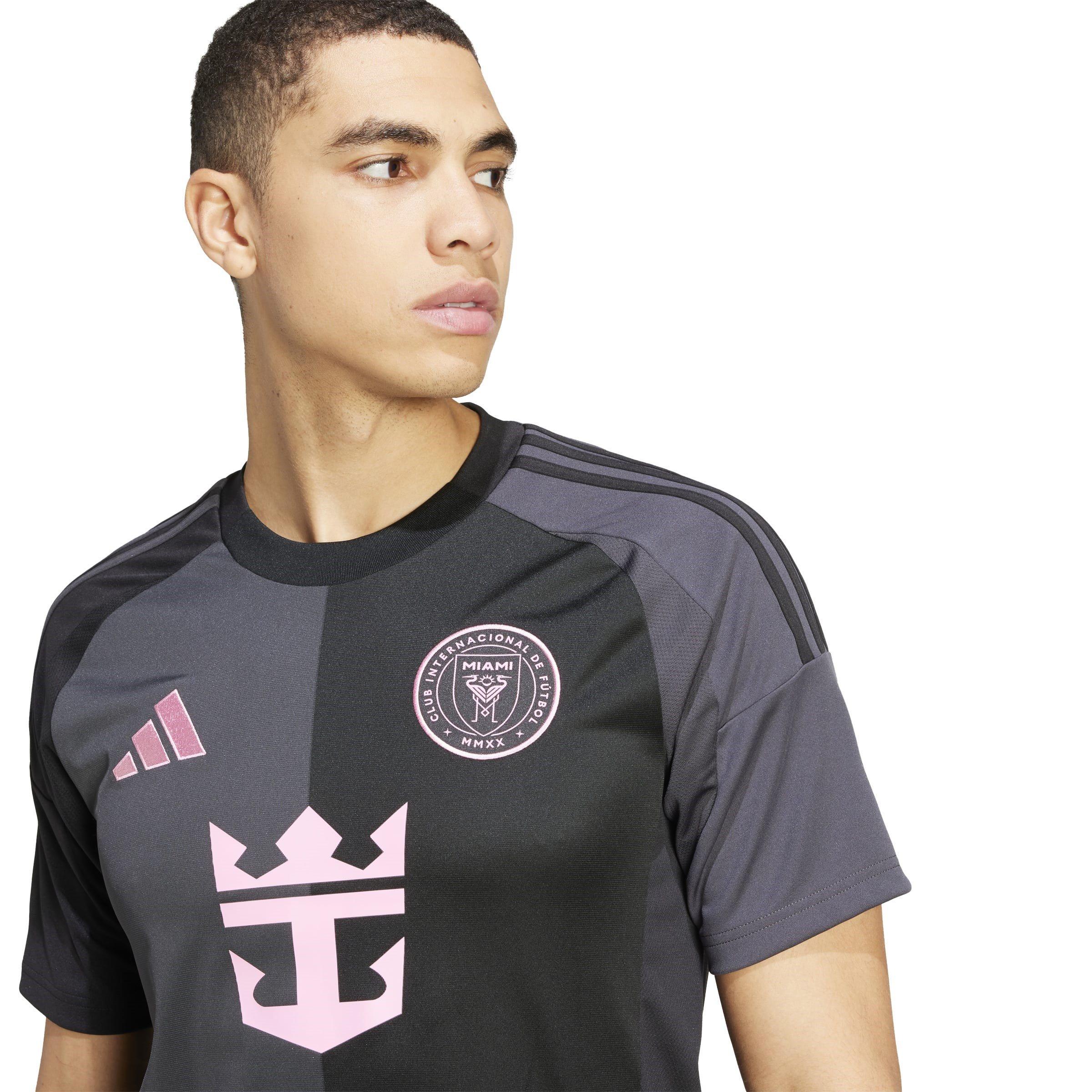 Schwarz - adidas - Inter Miami Away Messi Shirt 2025 2026 Adults - 6