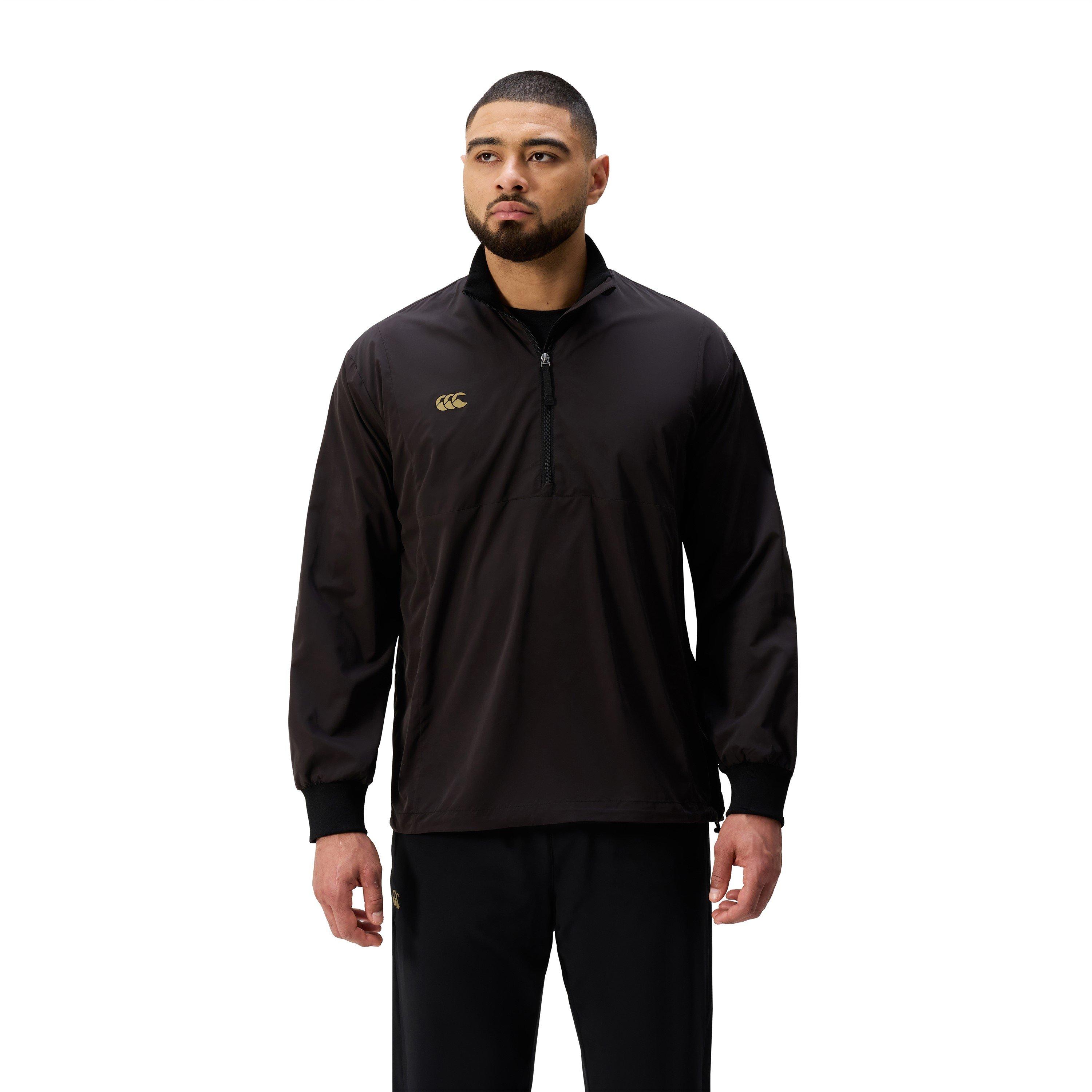 Nero - Canterbury - Tempo+ Breakdown Contact Quarter-Zip Long Sleeve Performance Rugby Jacket - 3