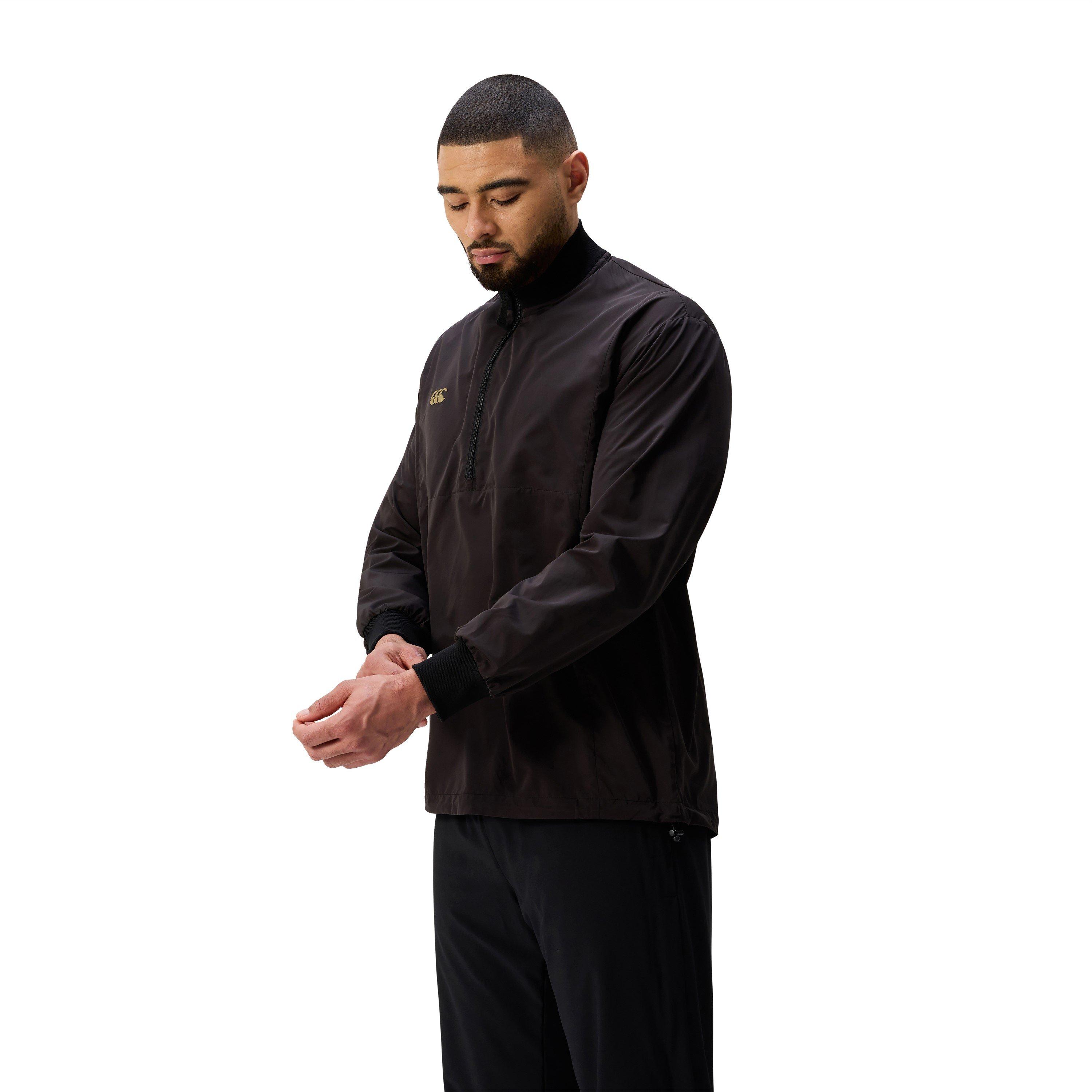 Nero - Canterbury - Tempo+ Breakdown Contact Quarter-Zip Long Sleeve Performance Rugby Jacket - 4