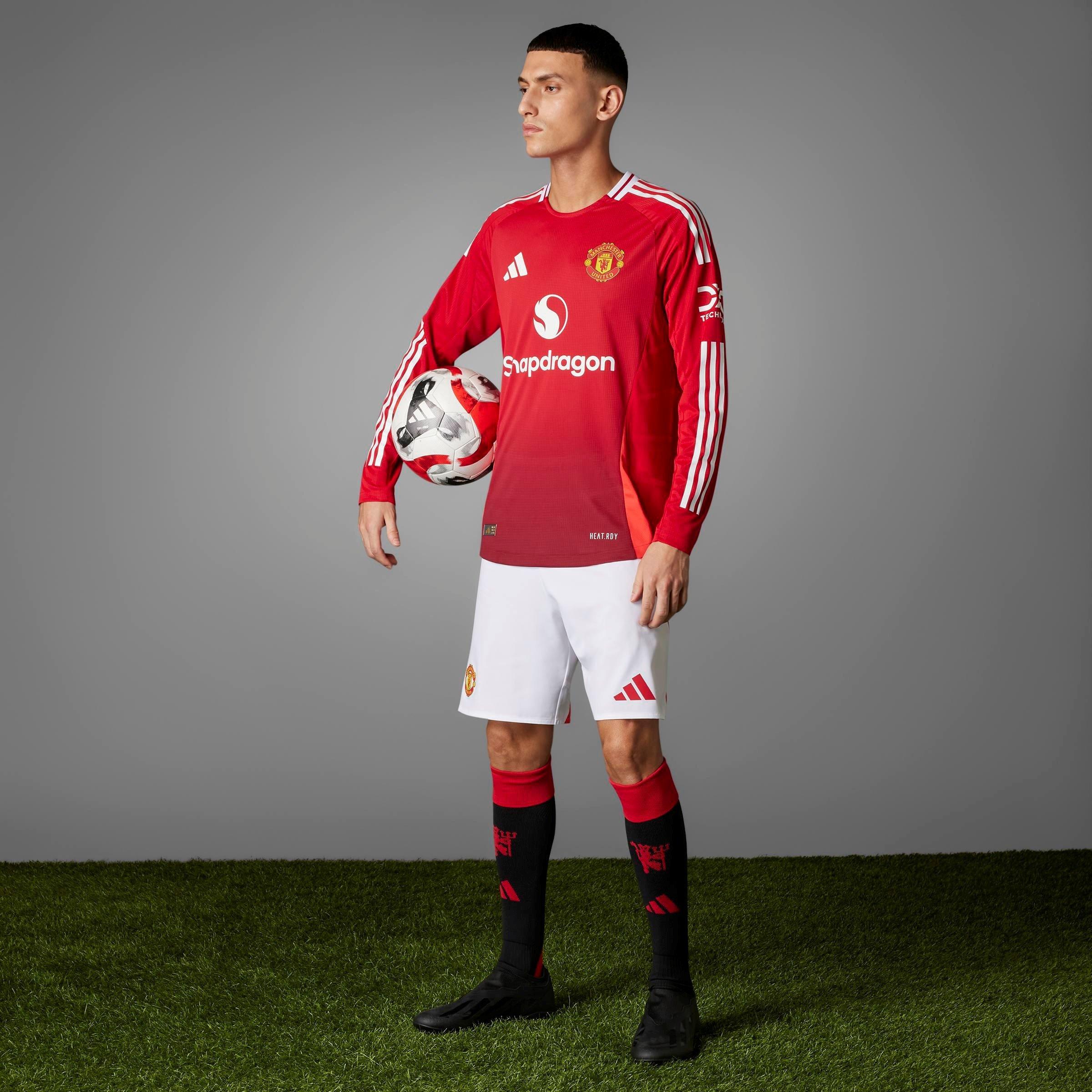 Mufc Red - adidas - Mufc H Jsy Aul Football Shirt Mens - 7