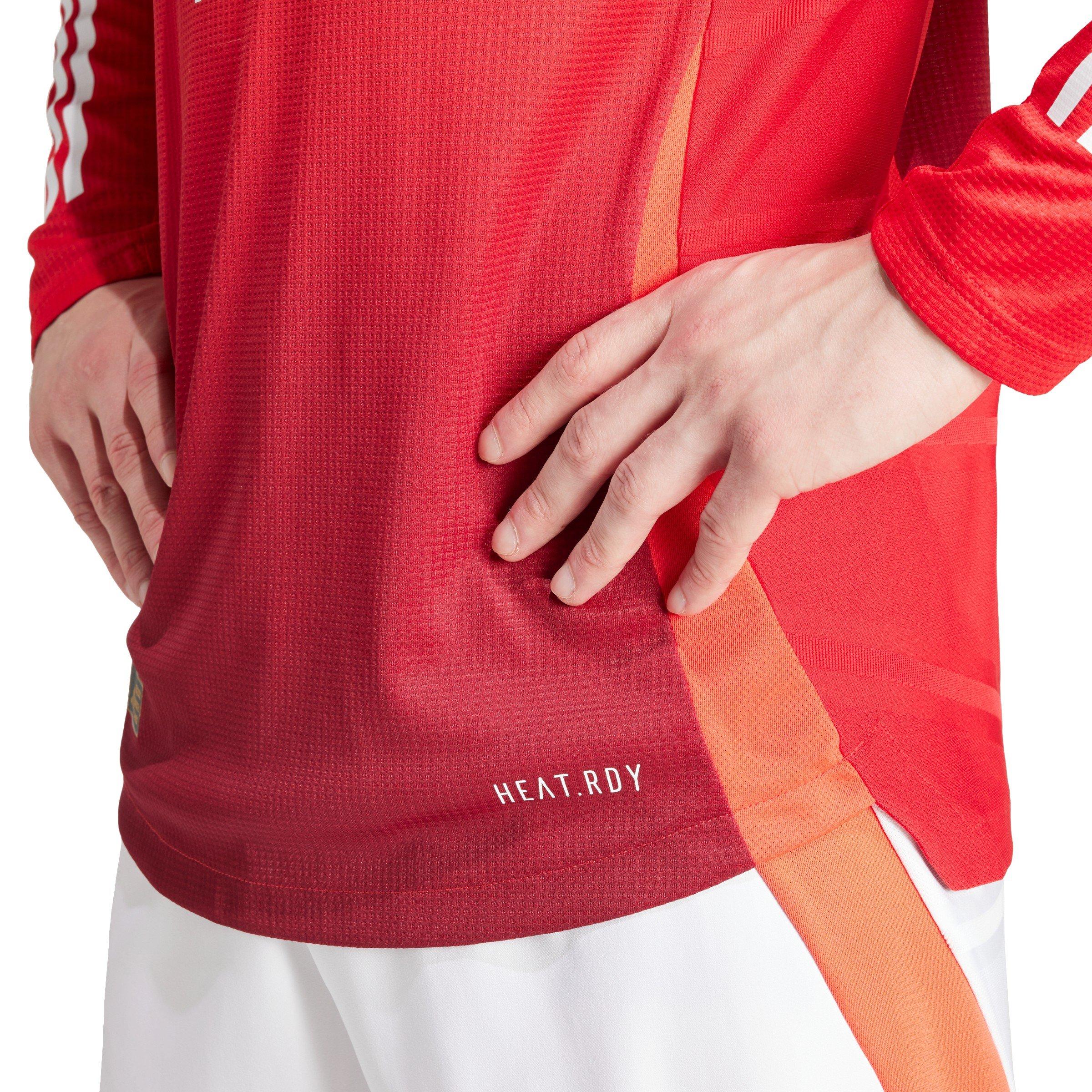 Mufc Red - adidas - Mufc H Jsy Aul Football Shirt Mens - 8