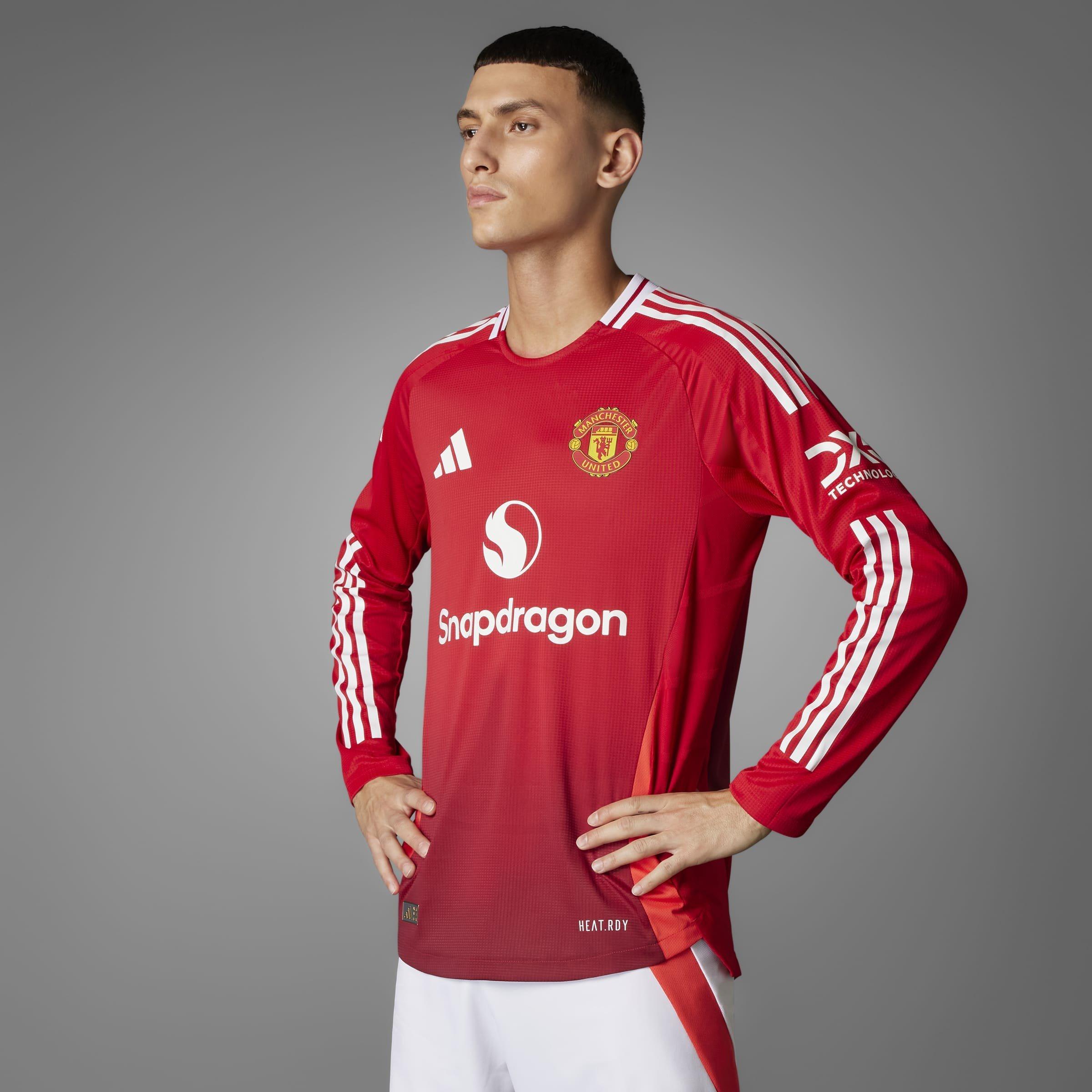 Mufc Red - adidas - Mufc H Jsy Aul Football Shirt Mens - 9