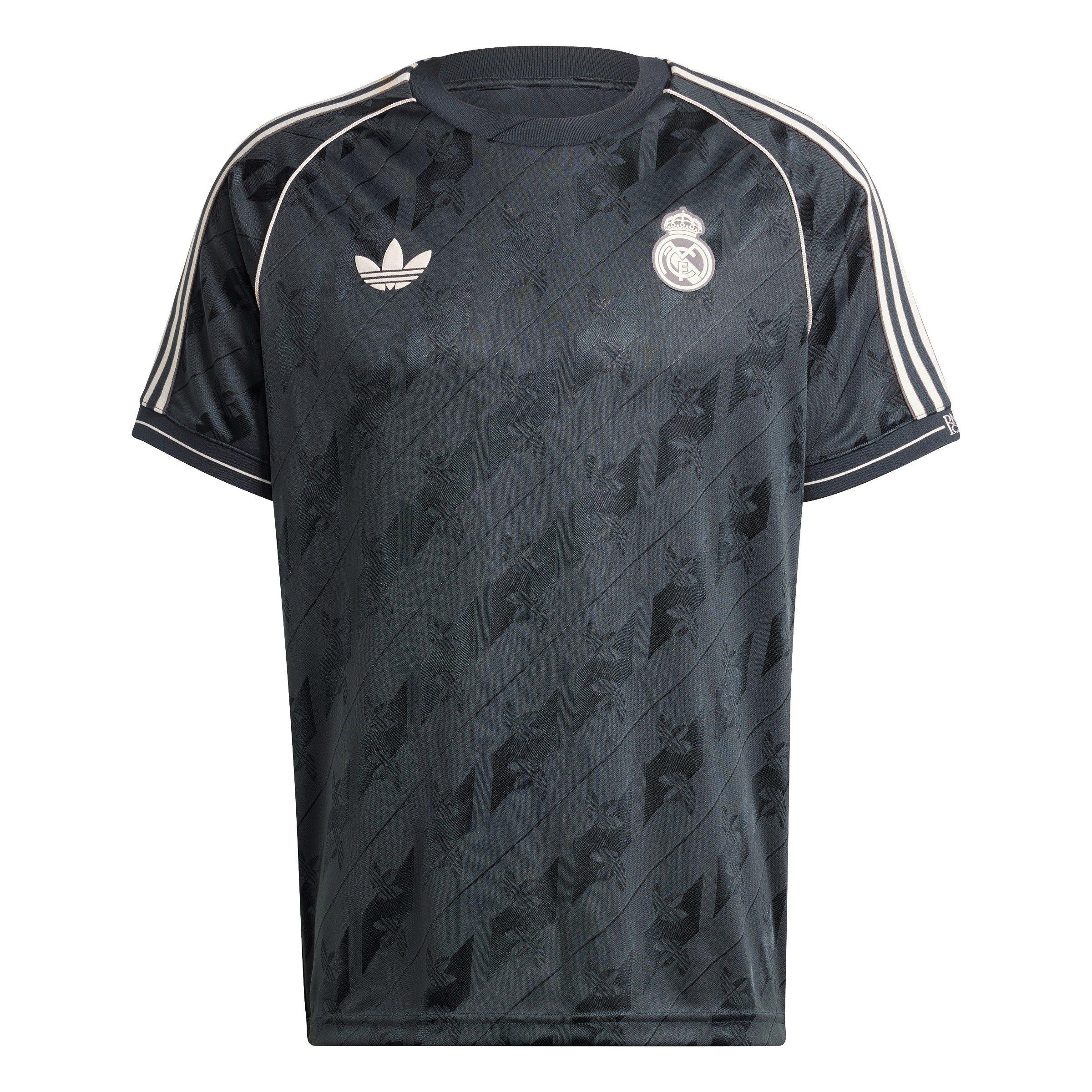 Dunkelgrau - adidas - Real Ls Jsy Football Shirt Mens - 1