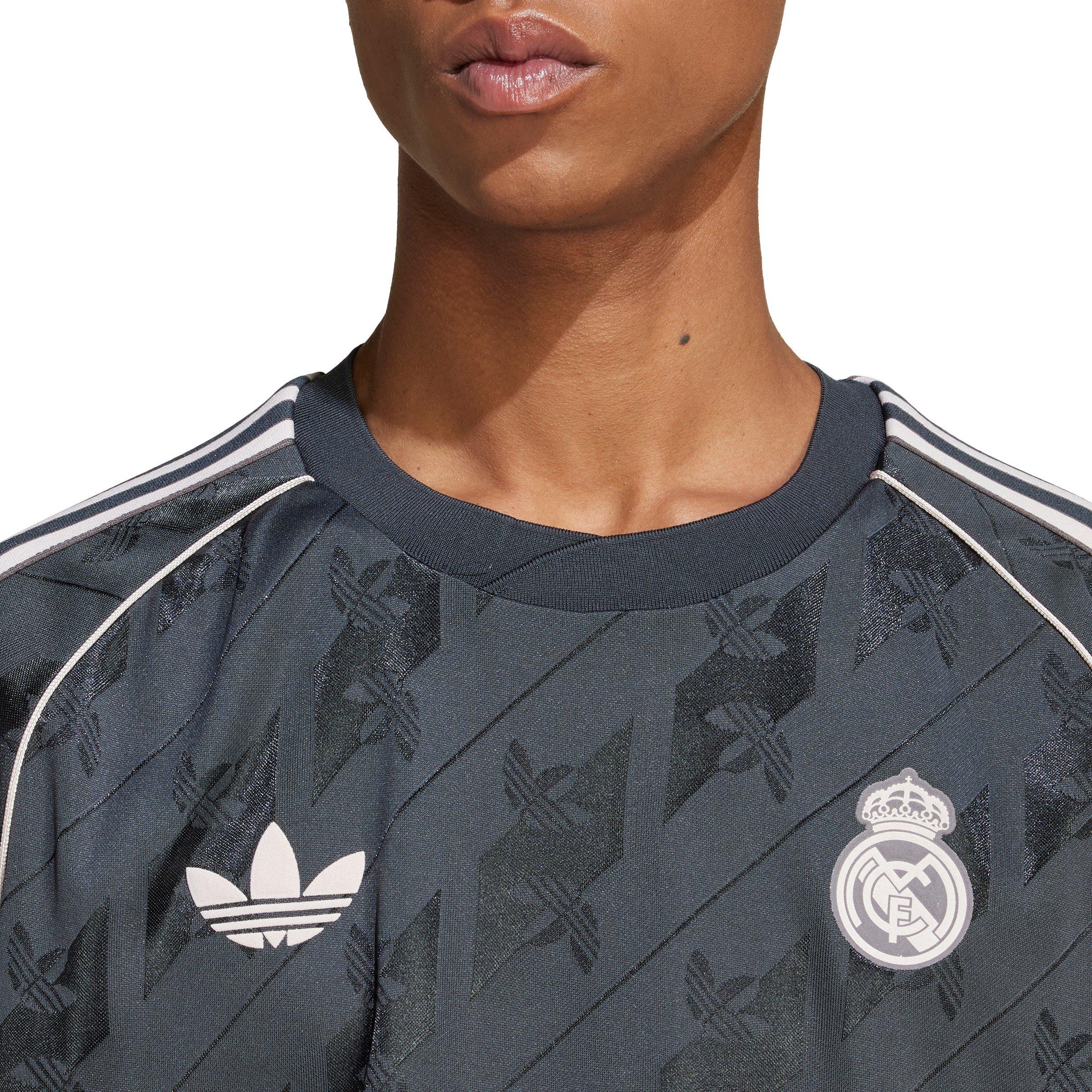 Dunkelgrau - adidas - Real Ls Jsy Football Shirt Mens - 6