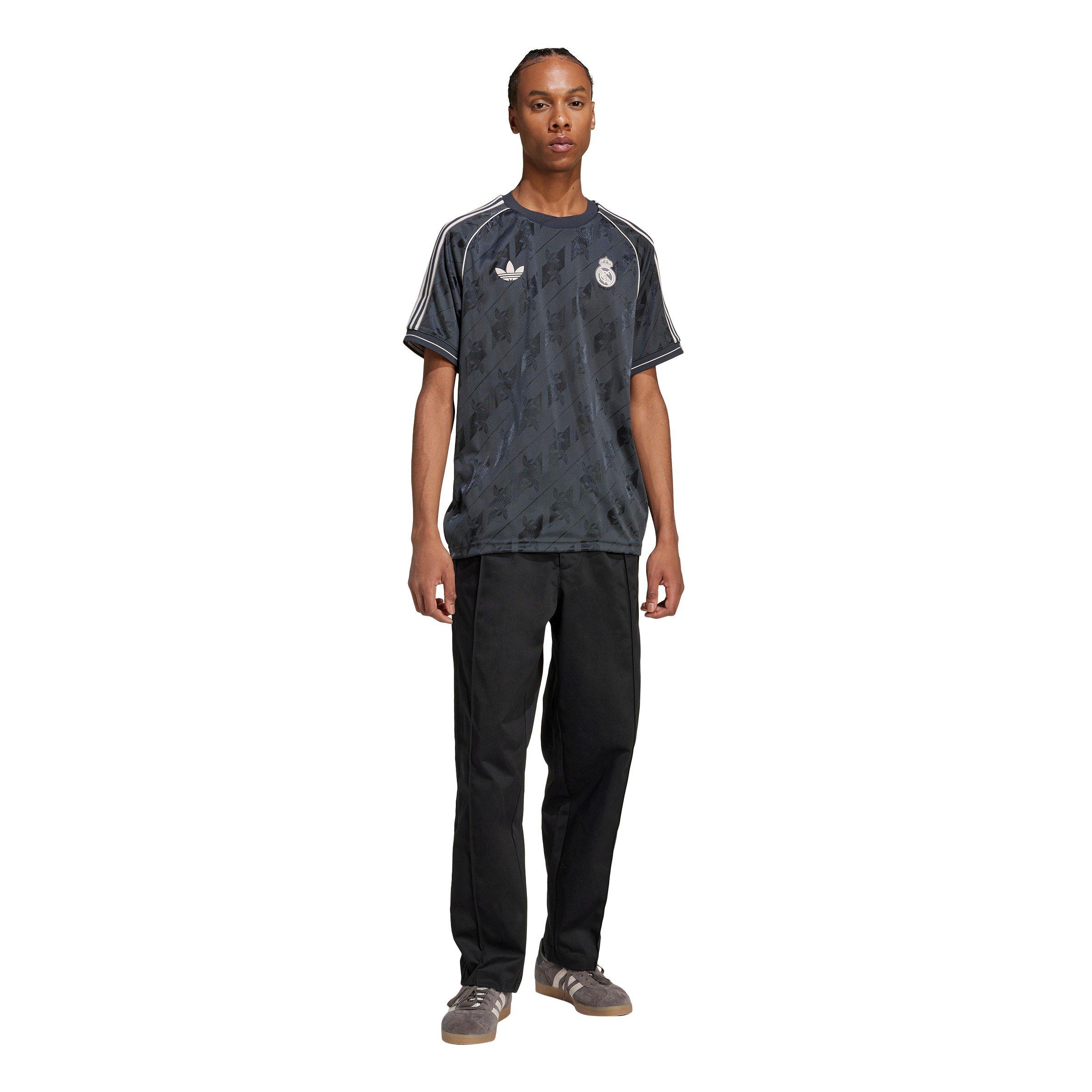 Dunkelgrau - adidas - Real Ls Jsy Football Shirt Mens - 7