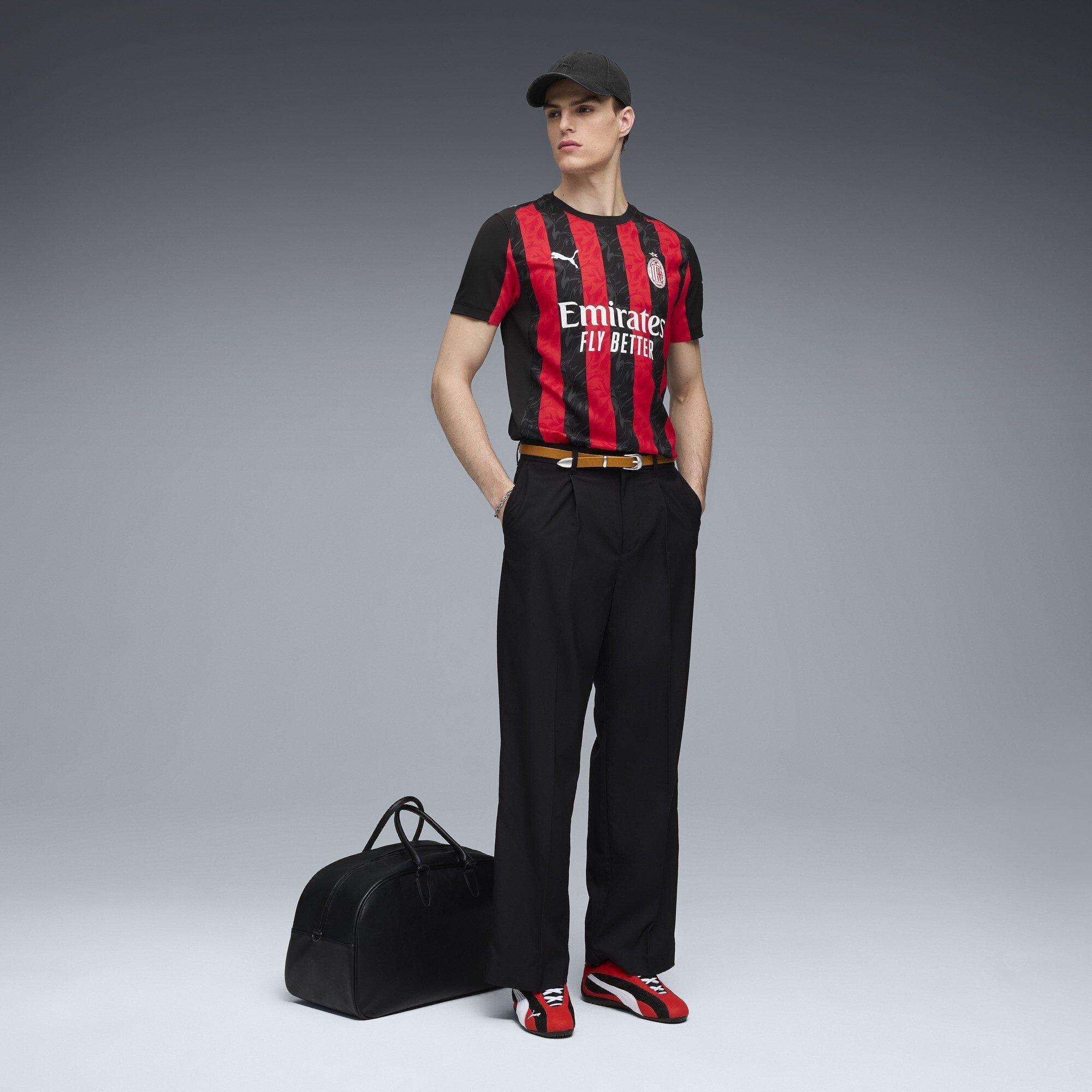 Red/Black - Puma - AC Milan Authentic Home Shirt 2025 2026 Adults - 7