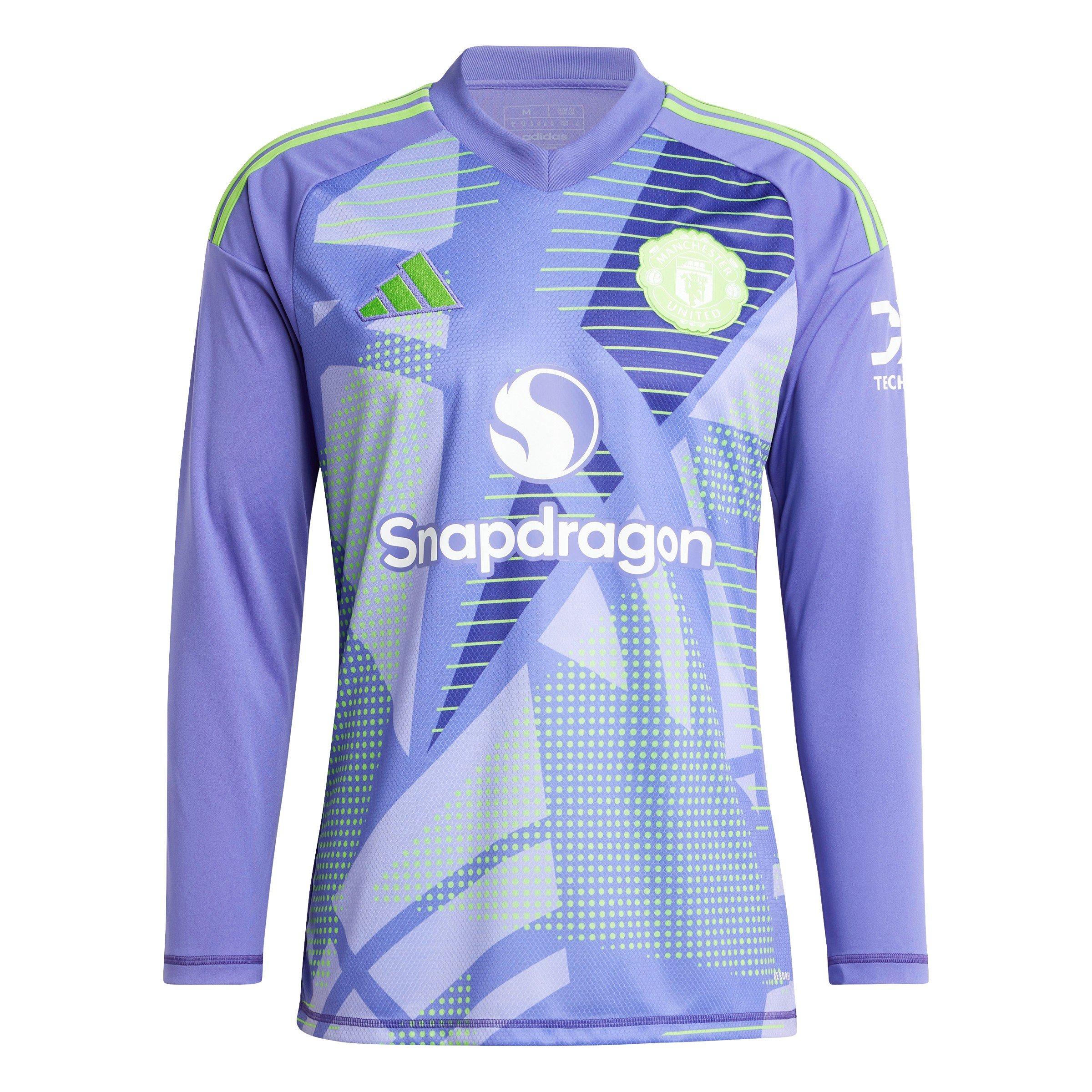 Purple - adidas - Mufc Gk Jsy L Football Shirt Mens - 1