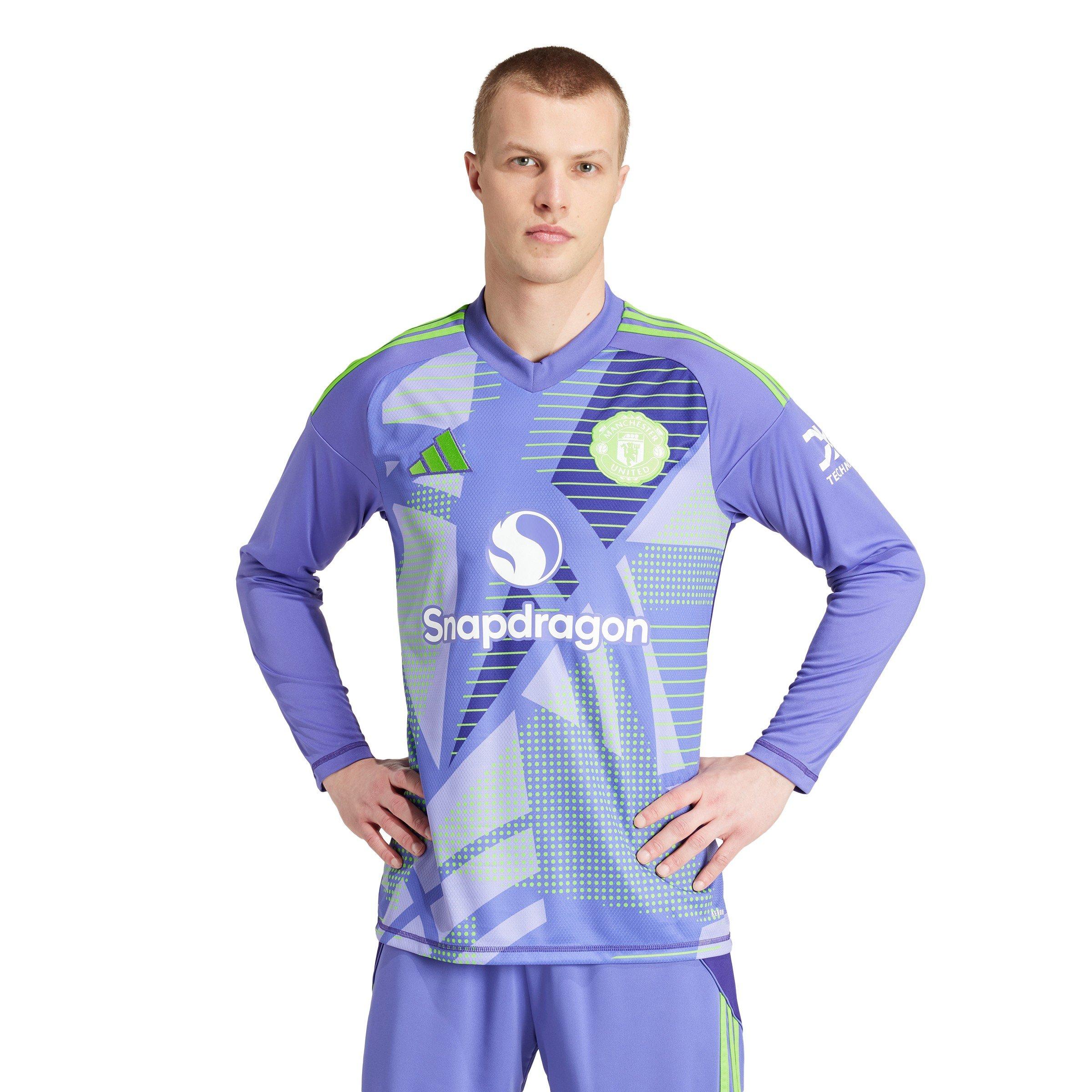 Purple - adidas - Mufc Gk Jsy L Football Shirt Mens - 3