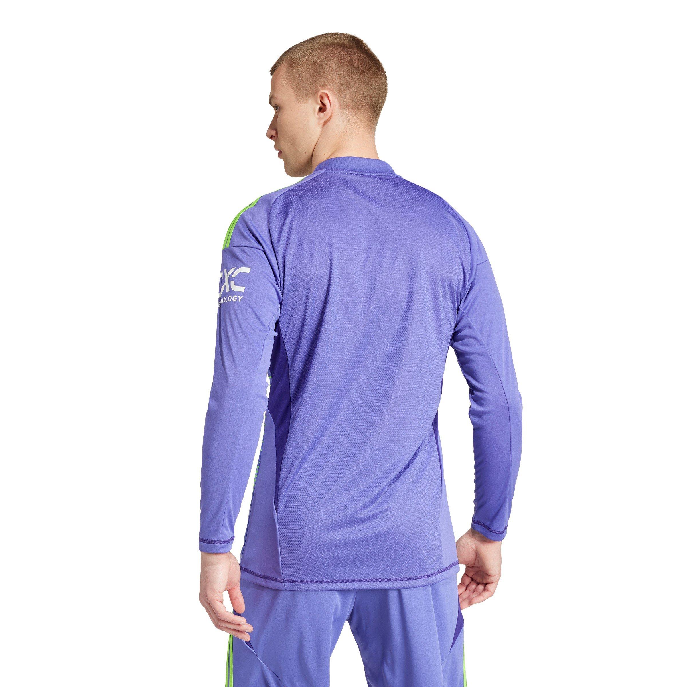 Purple - adidas - Mufc Gk Jsy L Football Shirt Mens - 4