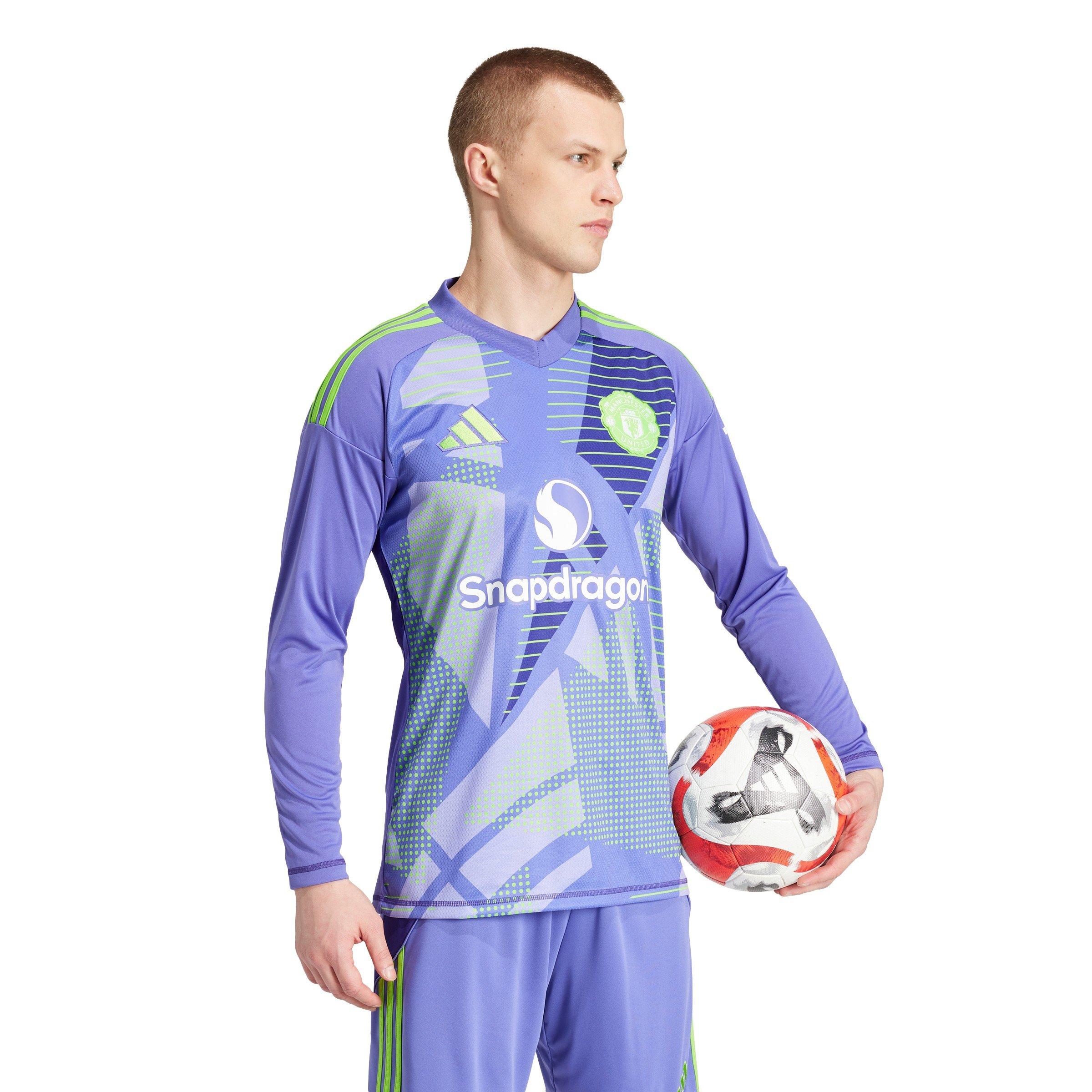 Purple - adidas - Mufc Gk Jsy L Football Shirt Mens - 7