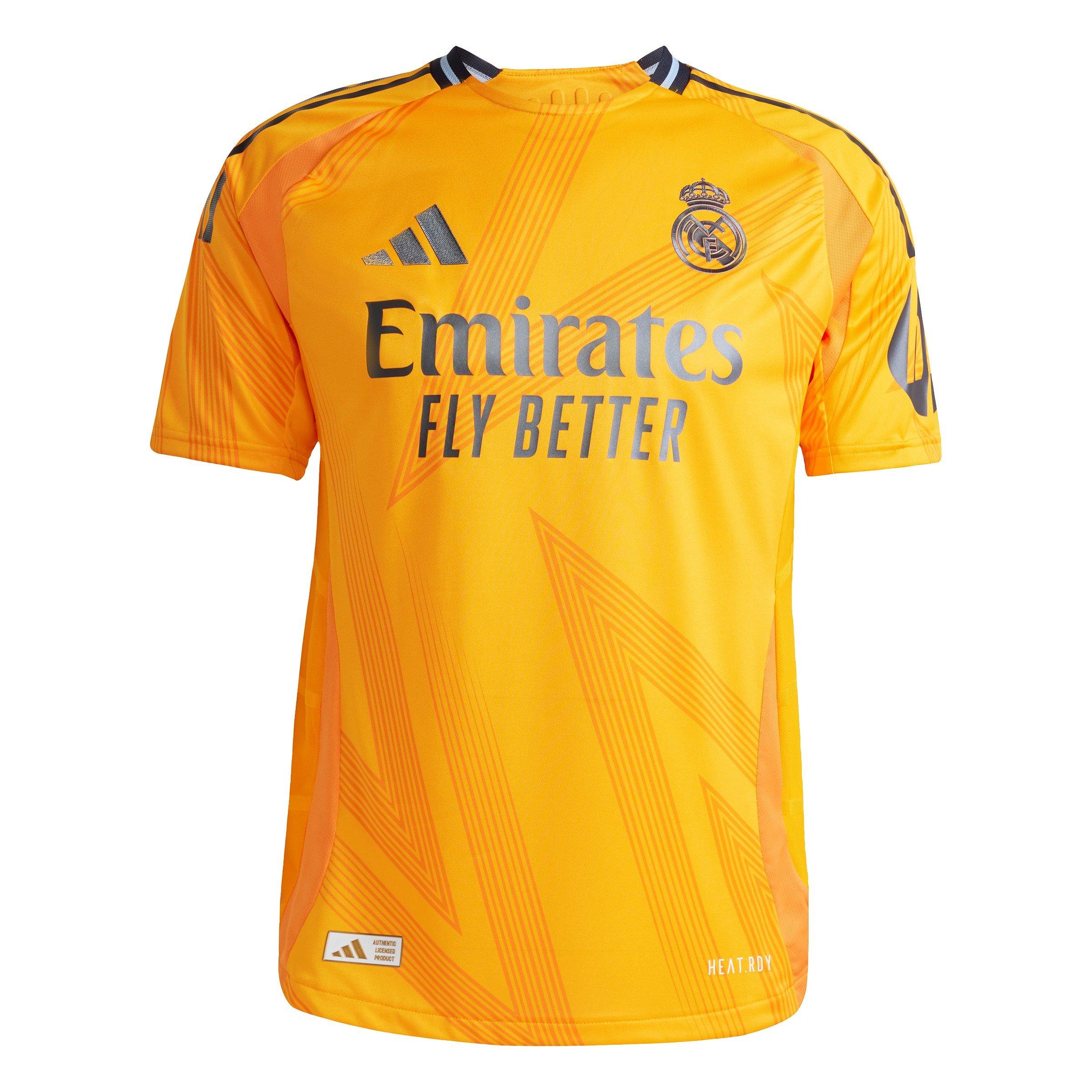 Crew Orange - adidas - Mens Real Madrid Away Authentic Football Shirt 2025 2026 - 1